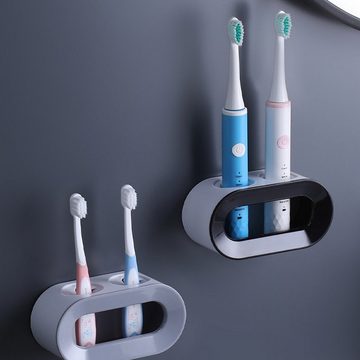 Rnemitery Zahnbürstenhalter Zahnbürstenhalter Wand,Halterung Elektrische Zahnbürste, 2 Stücke, (2-St)