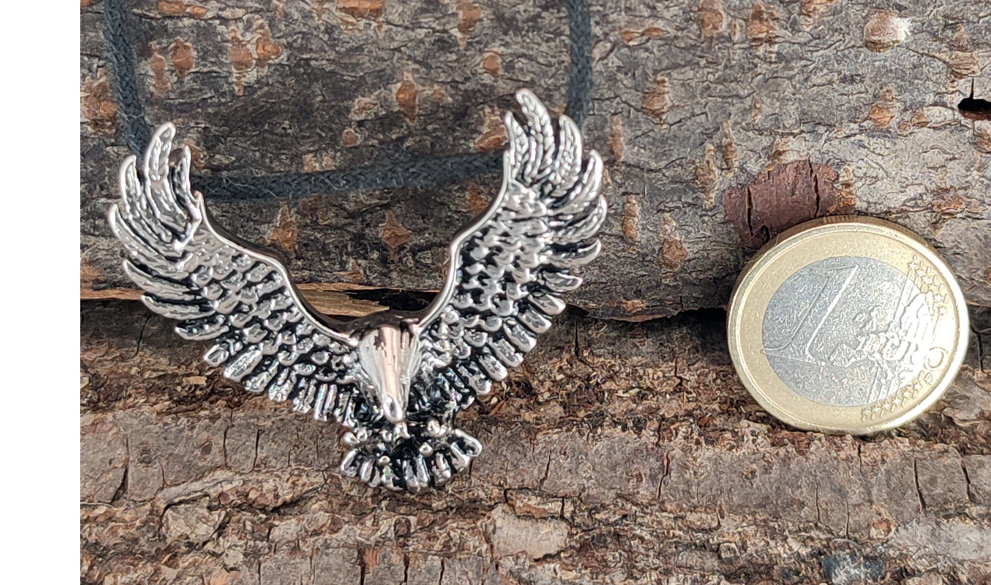 Nr.25 Leather Adleranhänger aus Anhänger Eagle of Edelstahl Kiss Kette Kettenanhänger Adler