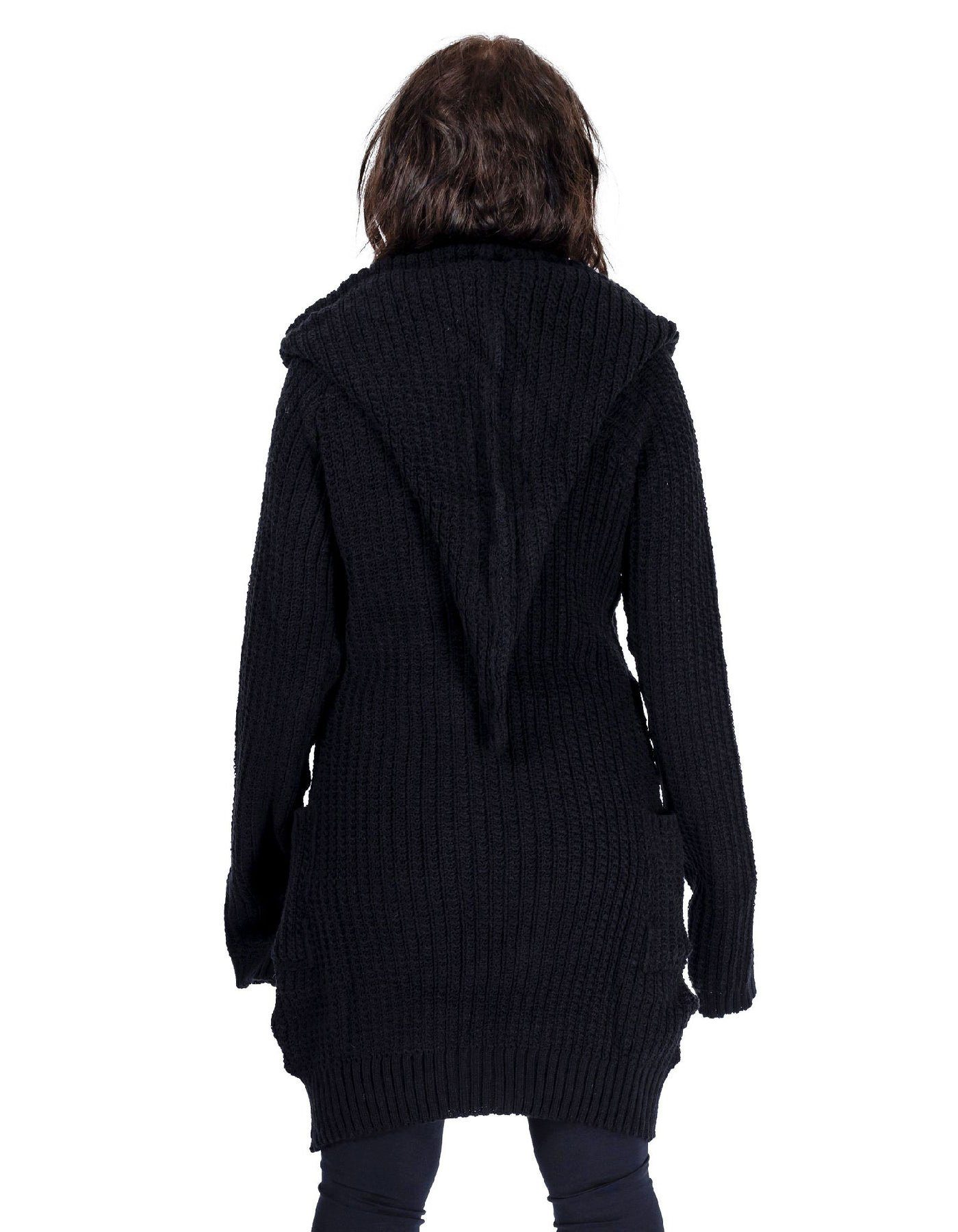 Poizen Industries Strickjacke Esther Cardigan Schwarz günstig online kaufen