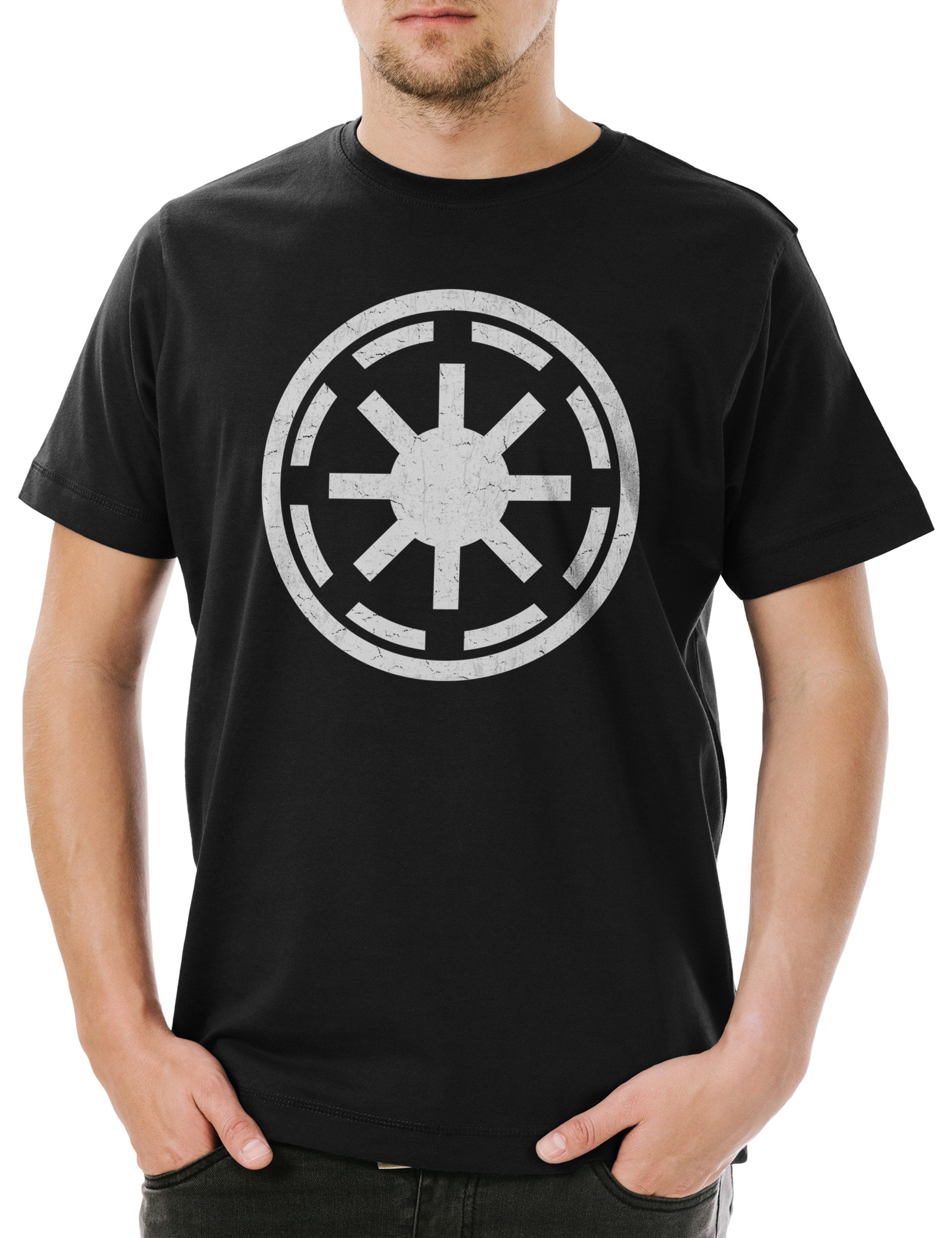 Urban Backwoods Print-Shirt Galactic Republic Logo günstig online kaufen