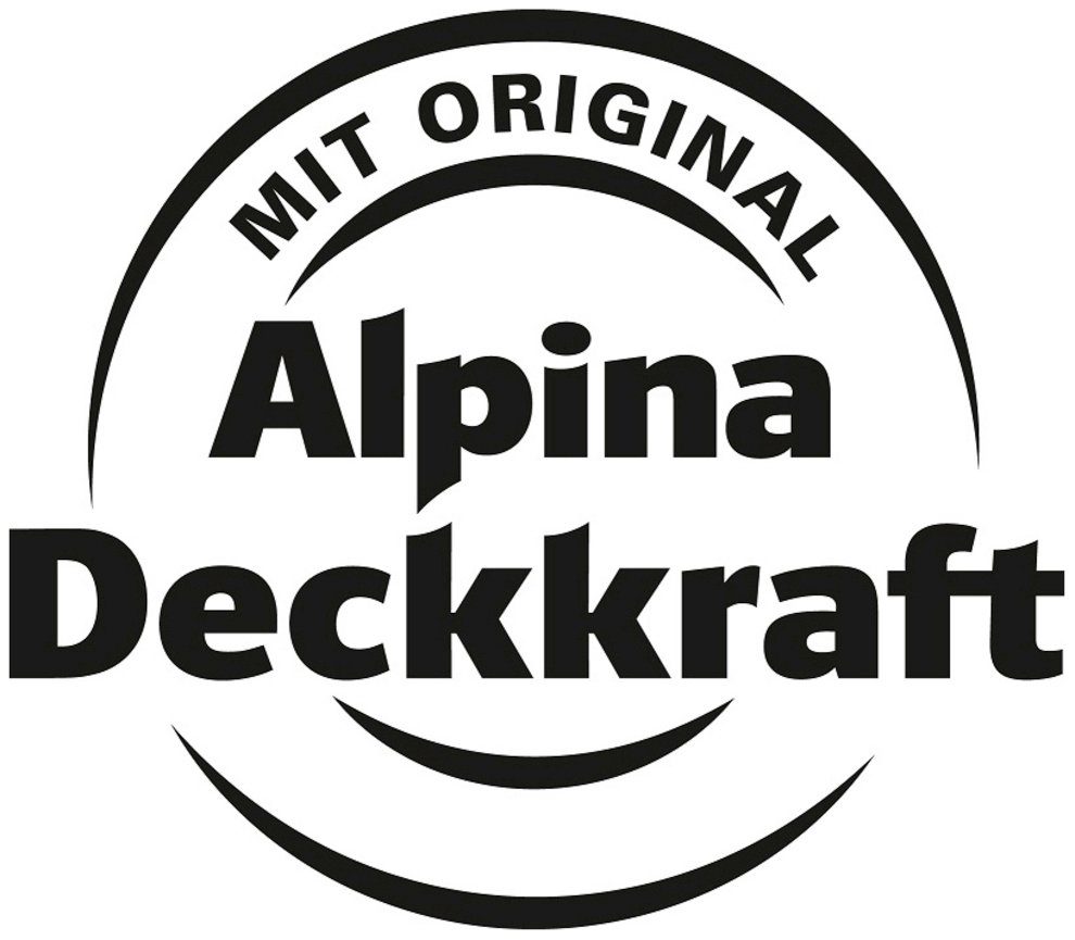 Alpina Wetterschutzfarbe Moosgrün ca. 2,5 deckend, Liter für m² seidenmatt, 21 Wetterschutzfarbe
