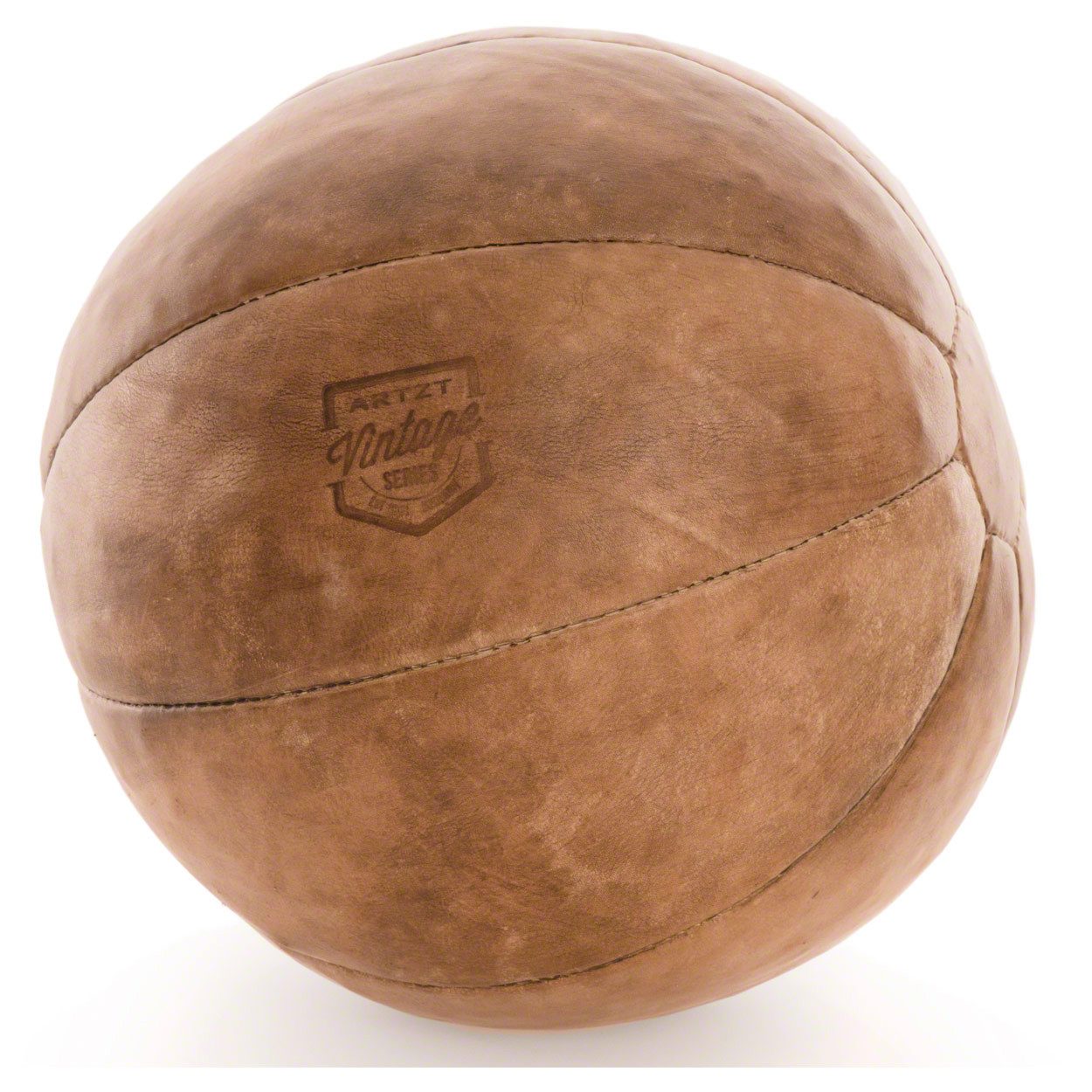 ARTZT Vintage Series Gymnastikball ARTZT Vintage Series Medizinball aus Leder, 5 kg