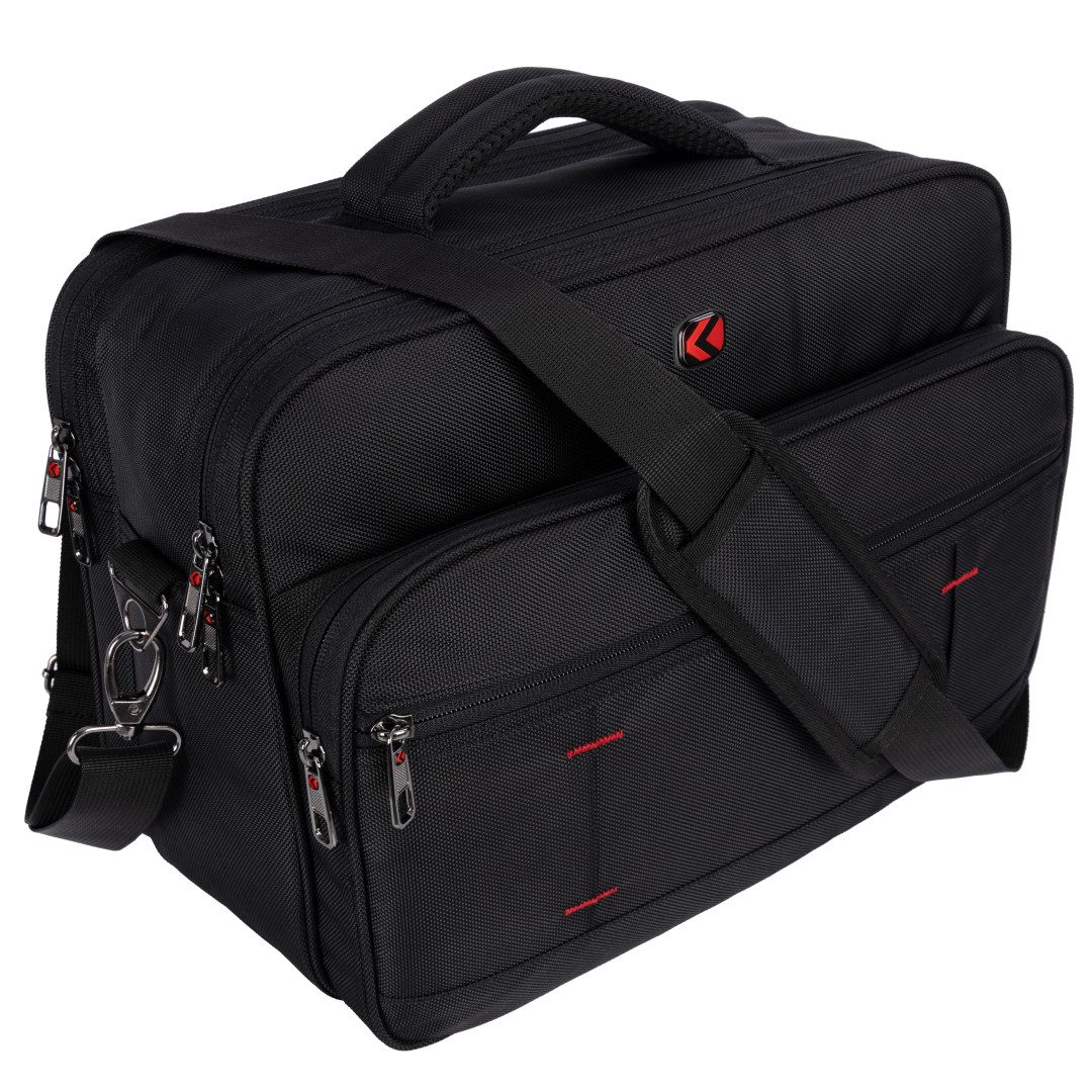 Umhängetasche EAAKIE Arbeitstasche Umhängetasche Flugbegleiter Herrentasche XXL