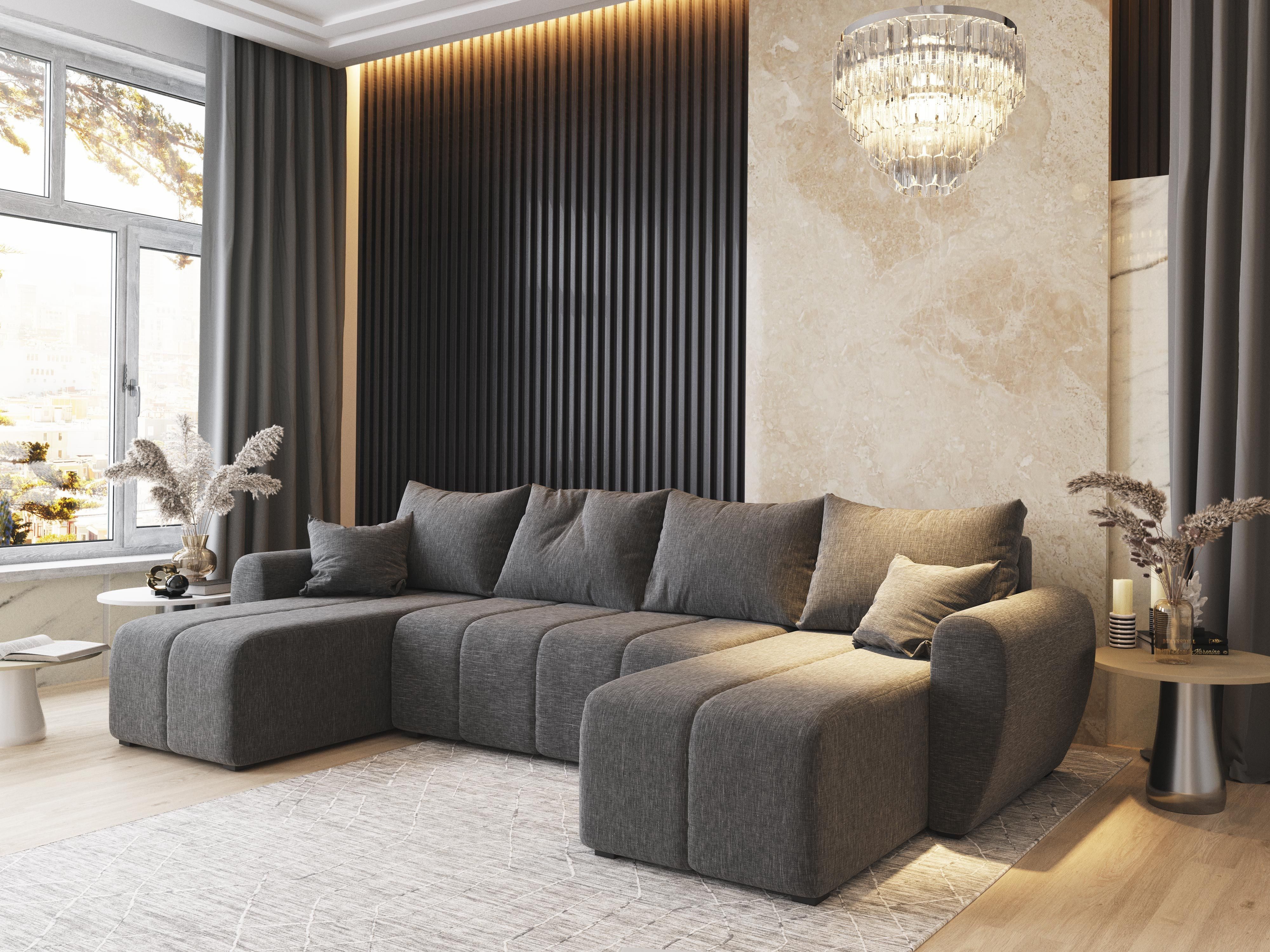 Masseno Ecksofa MADISON mit Schlaffunktion U-Form, günstig online kaufen