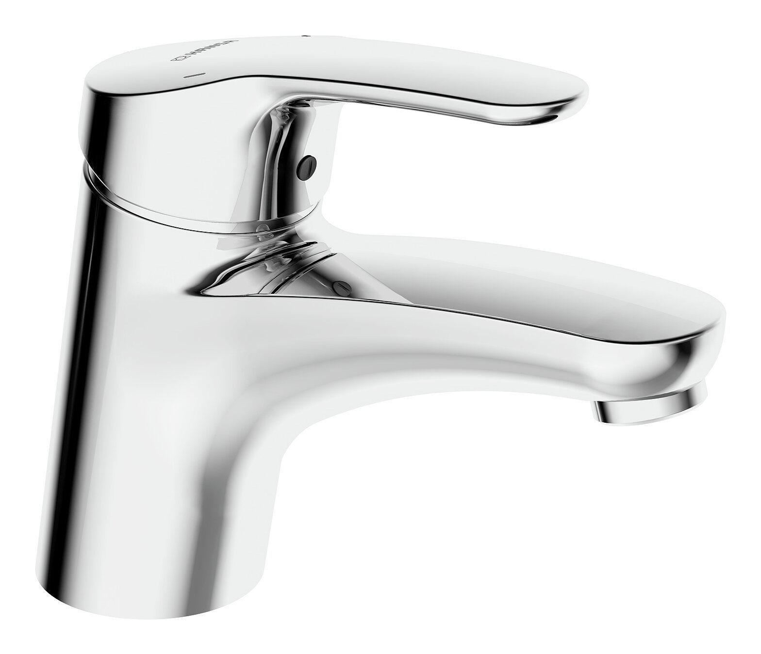 HANSA Waschtischarmatur Hansamix Einhand-Einlochbatterie Ausladung 141 mm