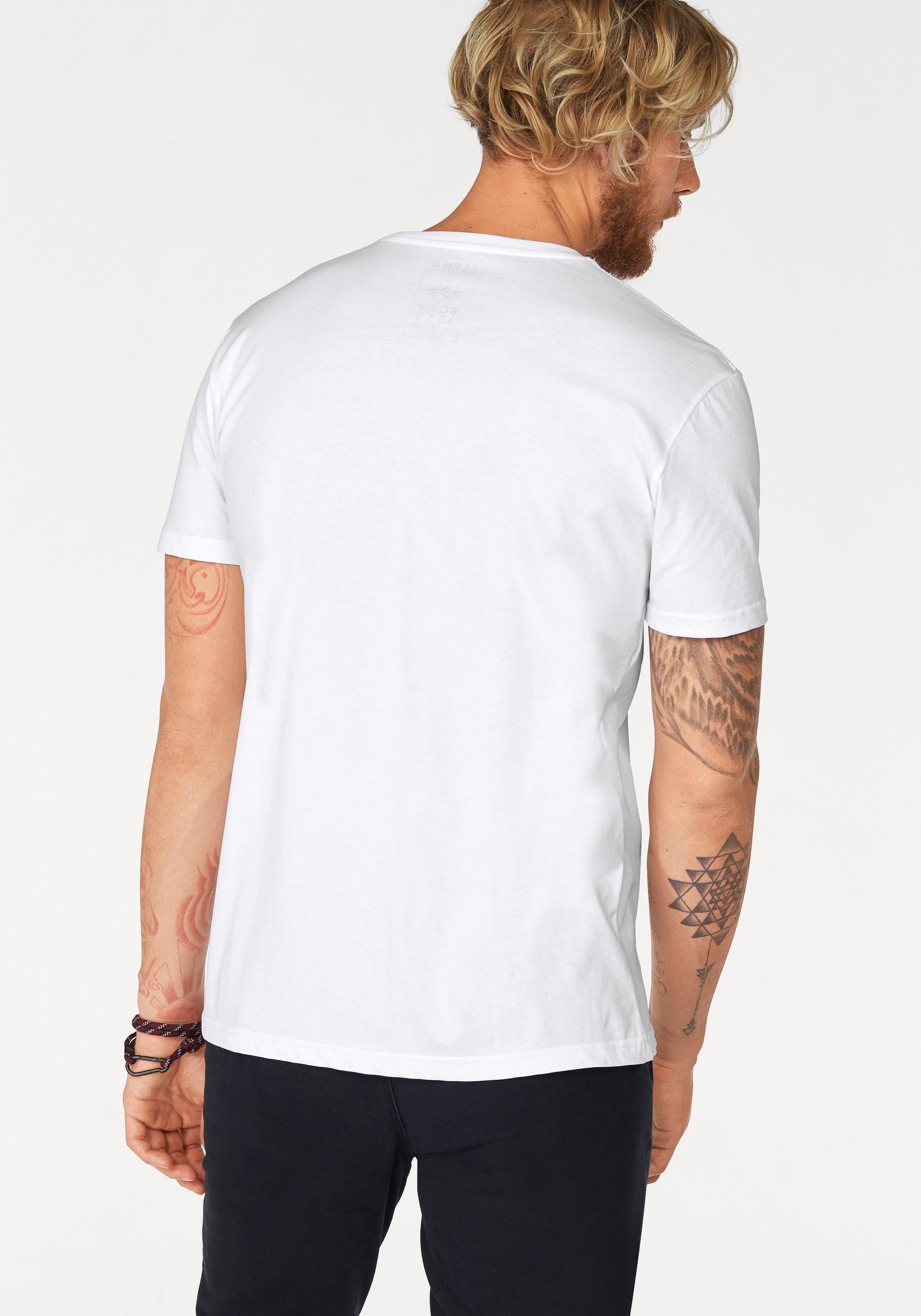 Alpha T-Shirt Industries white T-Shirt Basic