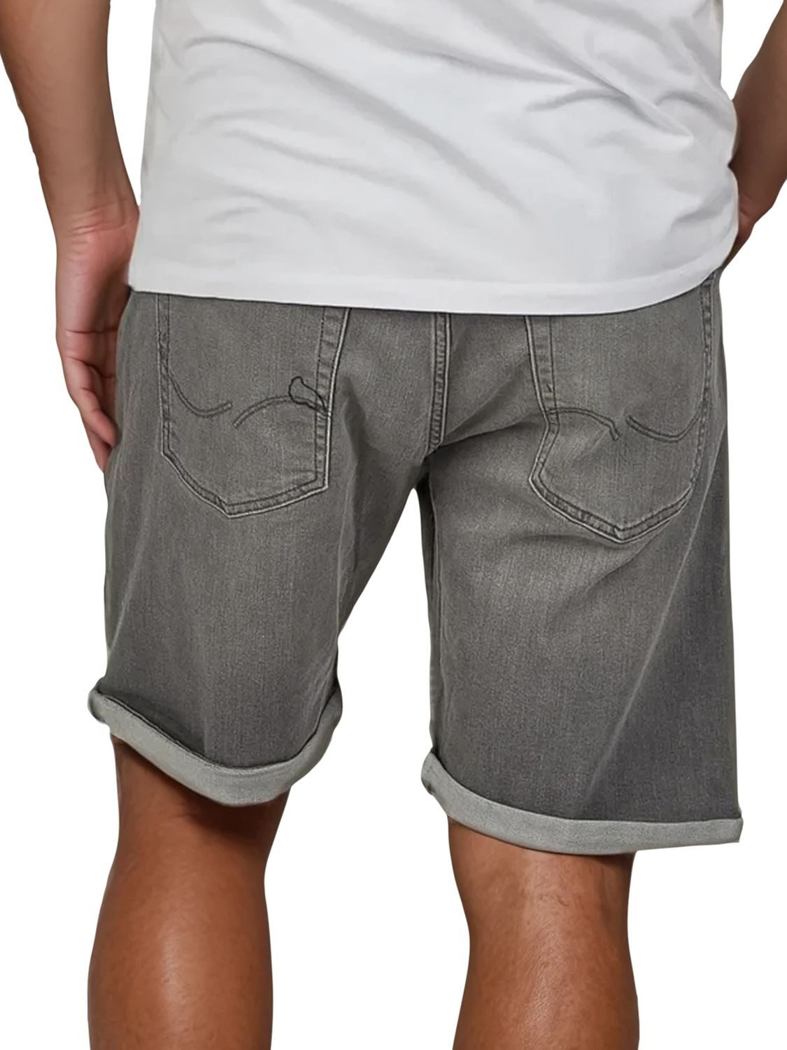 Jack & Jones Jeansshorts Herren Shorts JJIRICK Regular Fit Bermudashorts mit Stretch – Bild 2 von 4