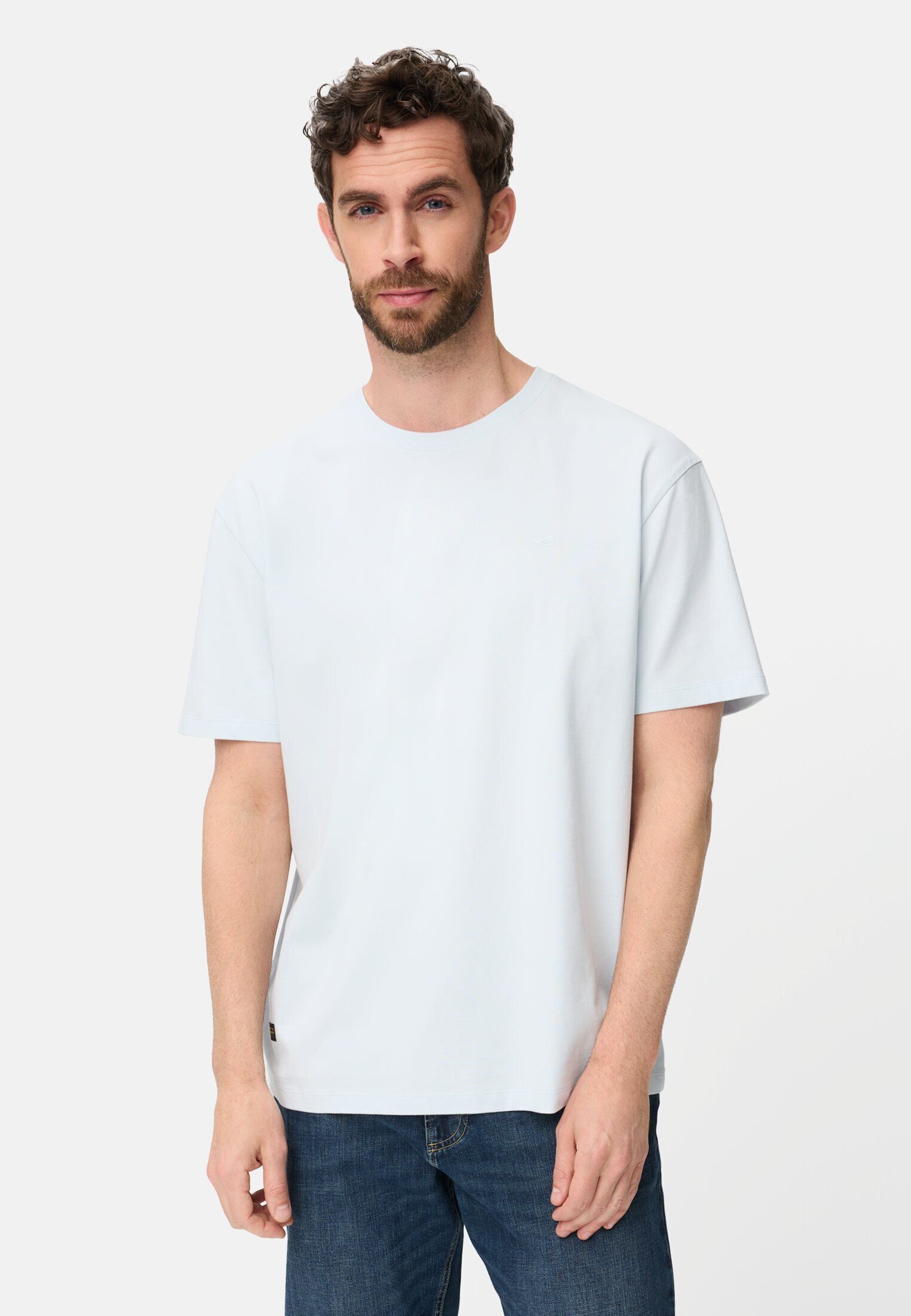 camel active T-Shirt im Relaxed Fit Kurzarm