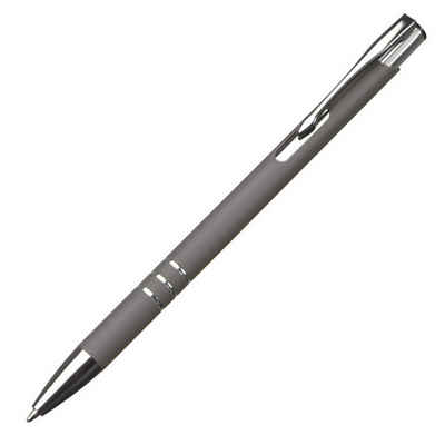 Livepac Office Kugelschreiber Schlanker Kugelschreiber / aus Metall / Farbe: grau