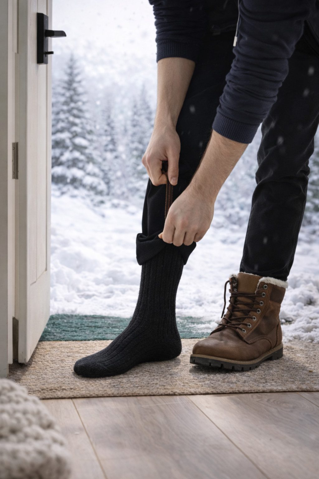 NERS Norwegersocken (6-12 Paar) für Damen und Herren aus Wolle, extra Warm (6-Paar) Wintersocken mit weicher Frotteesohle