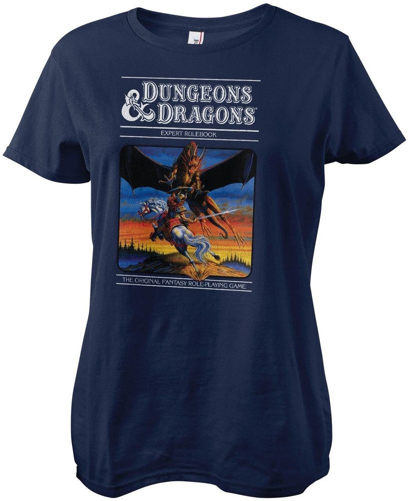 DUNGEONS & DRAGONS T-Shirt Dungeons & Dragons - Expert Rulebook Girly Tee