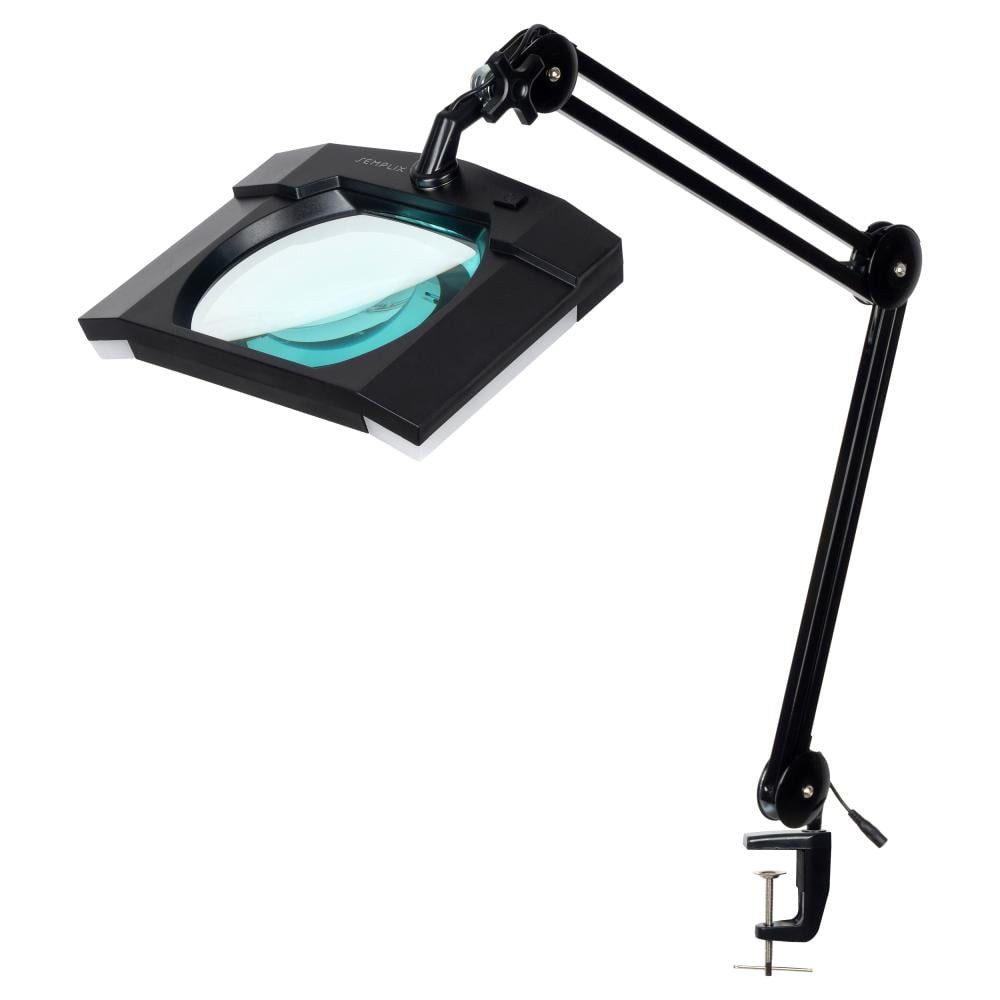 Semplix LED Arbeitslicht - LED Lupen-Lampe 3D Linse 189 x 157 mm / Tischklemme