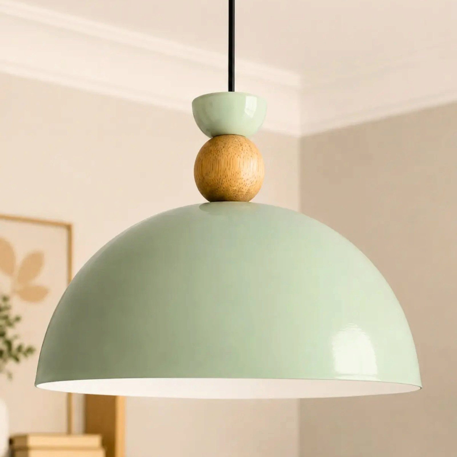 Bamyum Pendelleuchte Pendelleuchte Yimpi Hängelampe Industrial Ø30 cm, E27, Moderne Lampe, ohne Leuchtmittel, E27, Dimmbar, Einstellbare Kabellänge