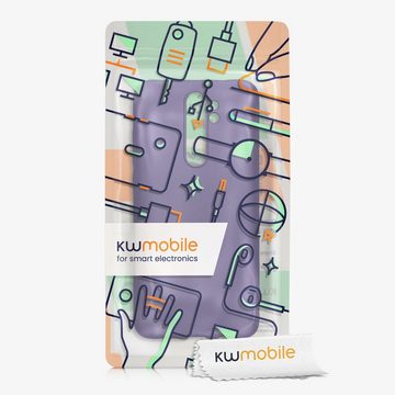 kwmobile Handyhülle Case für Xiaomi Redmi Note 8 Pro, Hülle Silikon metallisch schimmernd - Handyhülle Cover