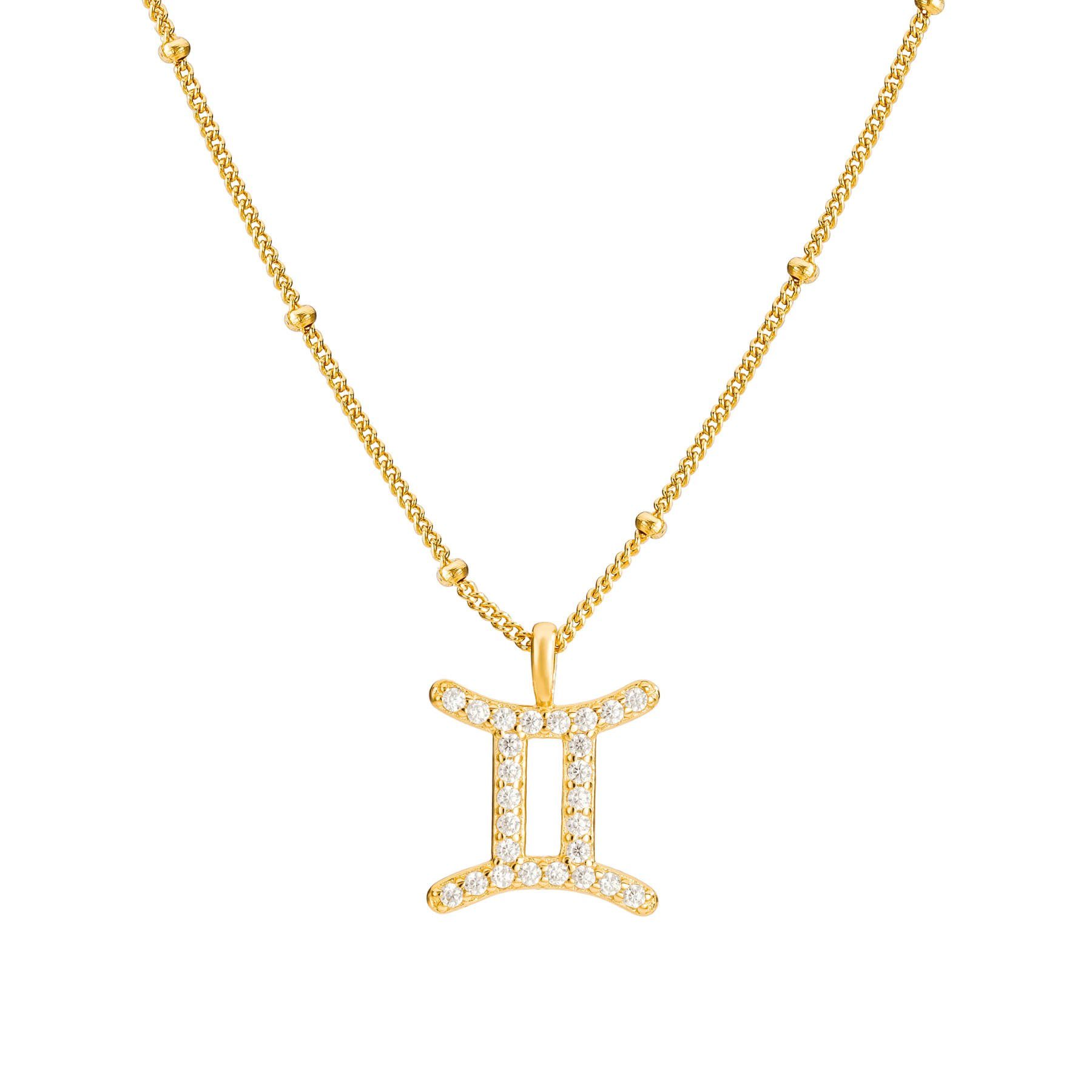 Brandlinger Kette mit Anhänger Sternzeichenkette, Silber 925 vergoldet, Ste günstig online kaufen