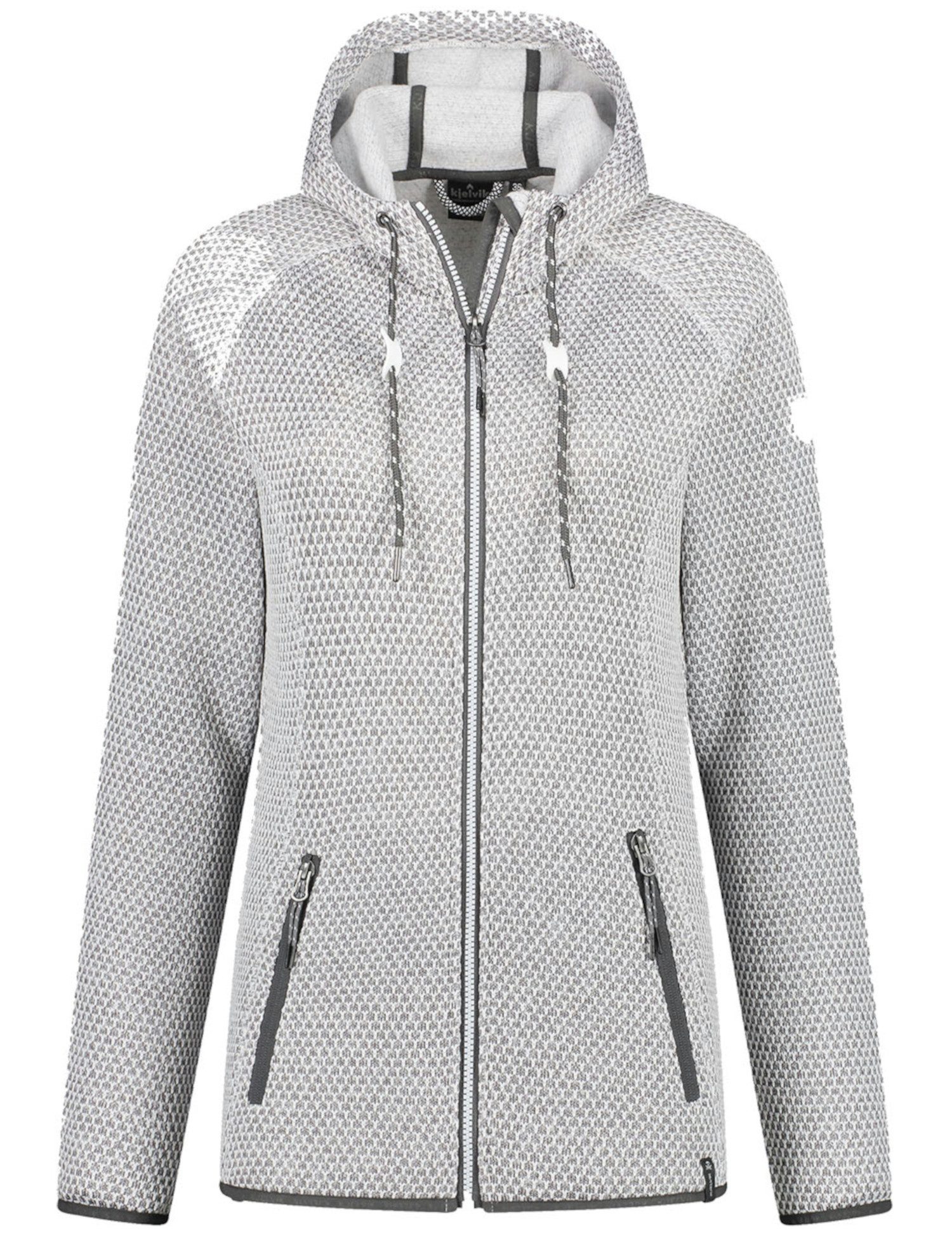 Kjelvik Kapuzenstrickjacke Gloria leichte Strickjacke mit Kapuze und Reißve günstig online kaufen