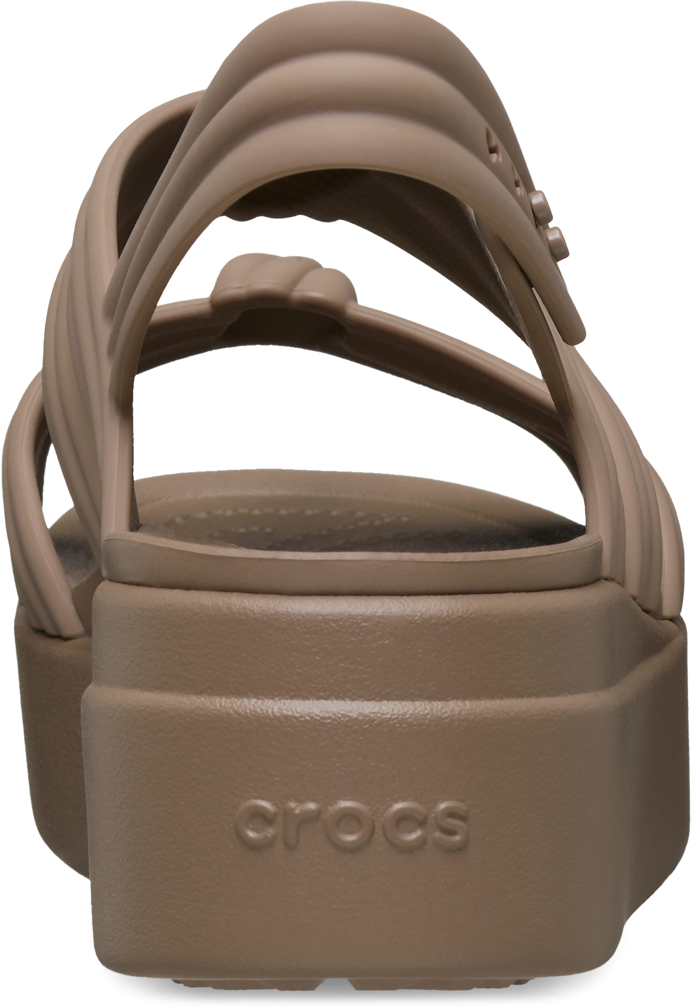 Crocs Brooklyn Knot Low Wedge Keilsandalette Sommerschuh, Plateausandalette, Urlaubsschuh mit weichem Fußbett
