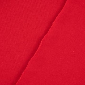SCHÖNER LEBEN. Stoff Baumwolljersey Organic Bio Jersey einfarbig rot 1,5m Breite, allergikergeeignet