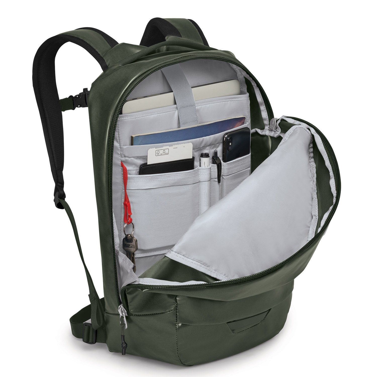 (Stück, Green Rucksack OSPREY Freizeitrucksack Loader Panel Haybale Stück), Freizeitrucksack Osprey Transporter