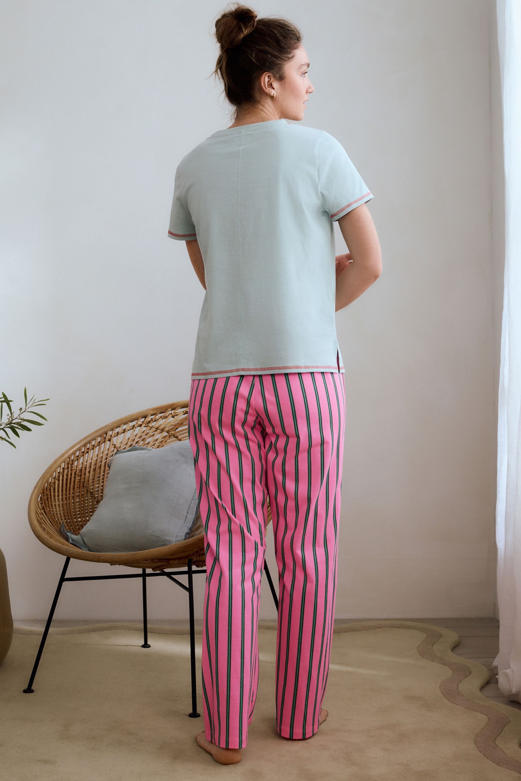 Next Pyjama Kurzärmeliger Baumwoll-Pyjama (2 tlg) günstig online kaufen
