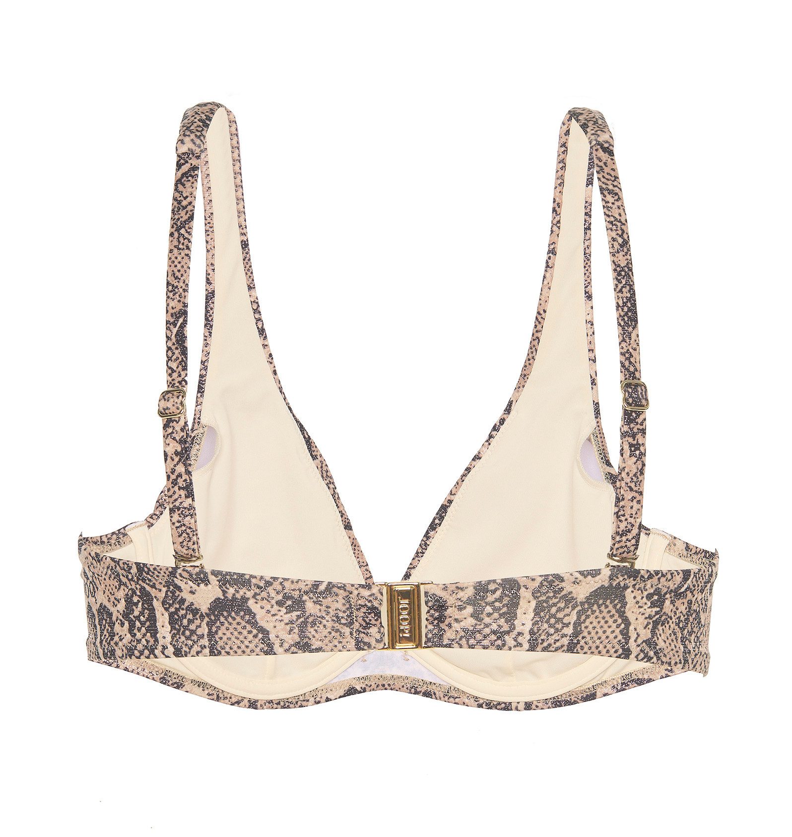 JOOP! Triangel-Bikini-Top Python, Animal-Print mit Glanz-Effekt, günstig online kaufen