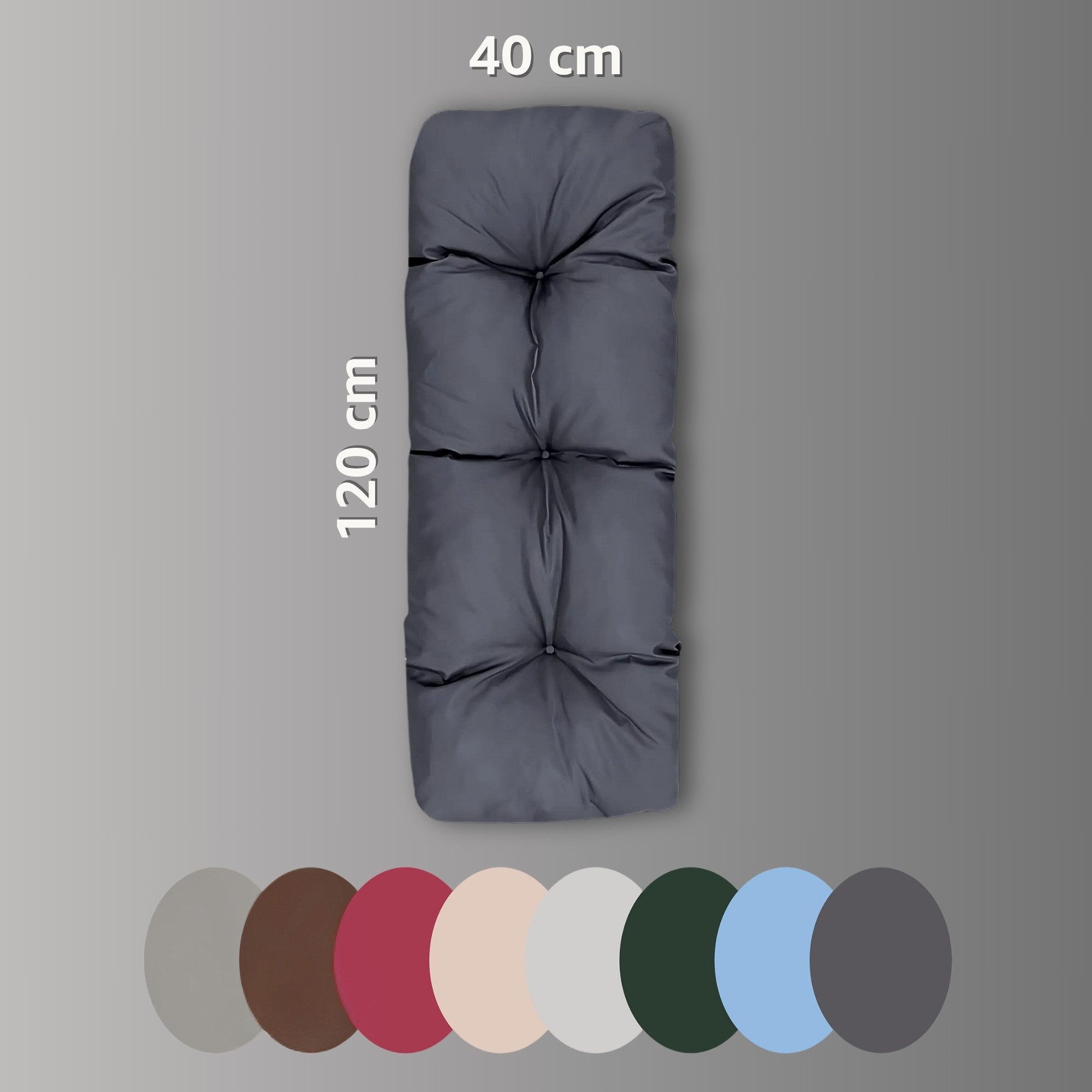 Amazinggirl Palettenkissen Outdoor Kissen Auflagen für Paletten Europaletten und Palettensofa