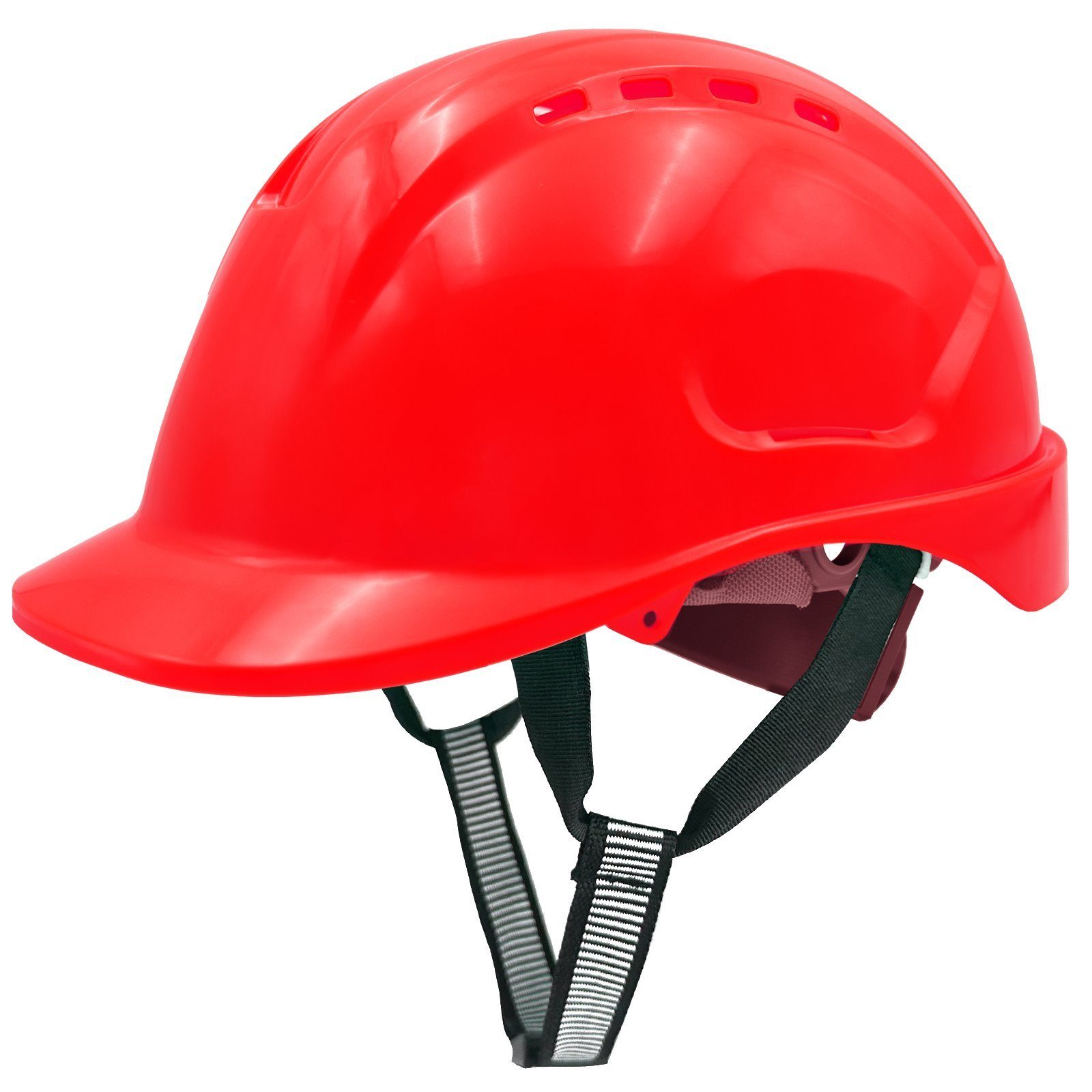 Mustbau Schutzhelm EN397 Sicherheitshelm, Arbeitshelm mit ABS-Material (1-tlg), Bauhelm, 52-66cm Einstellbar