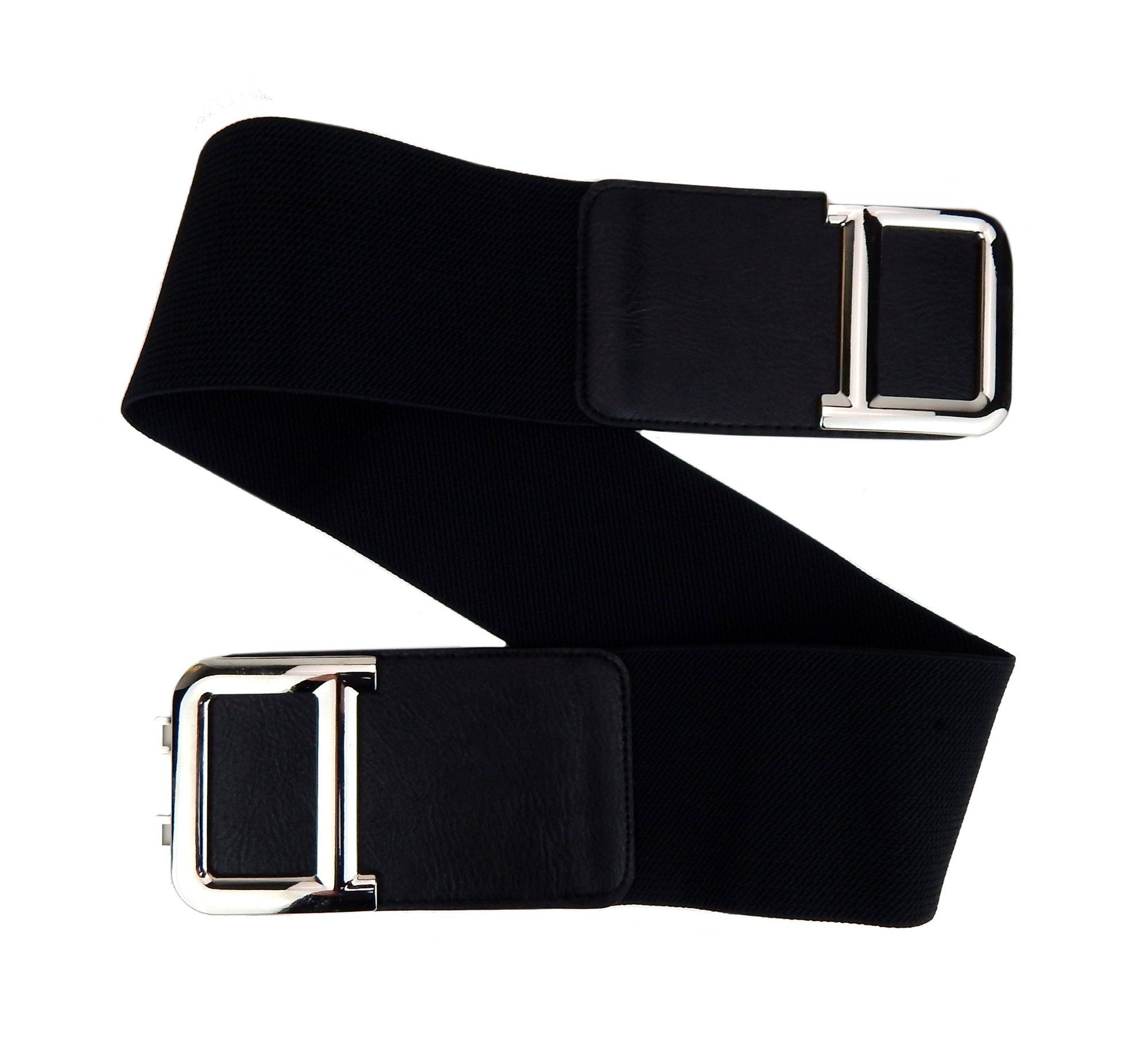 Ella Jonte Stretchgürtel schwarz silber 75 - 95 Taillengürtel elastischer G günstig online kaufen