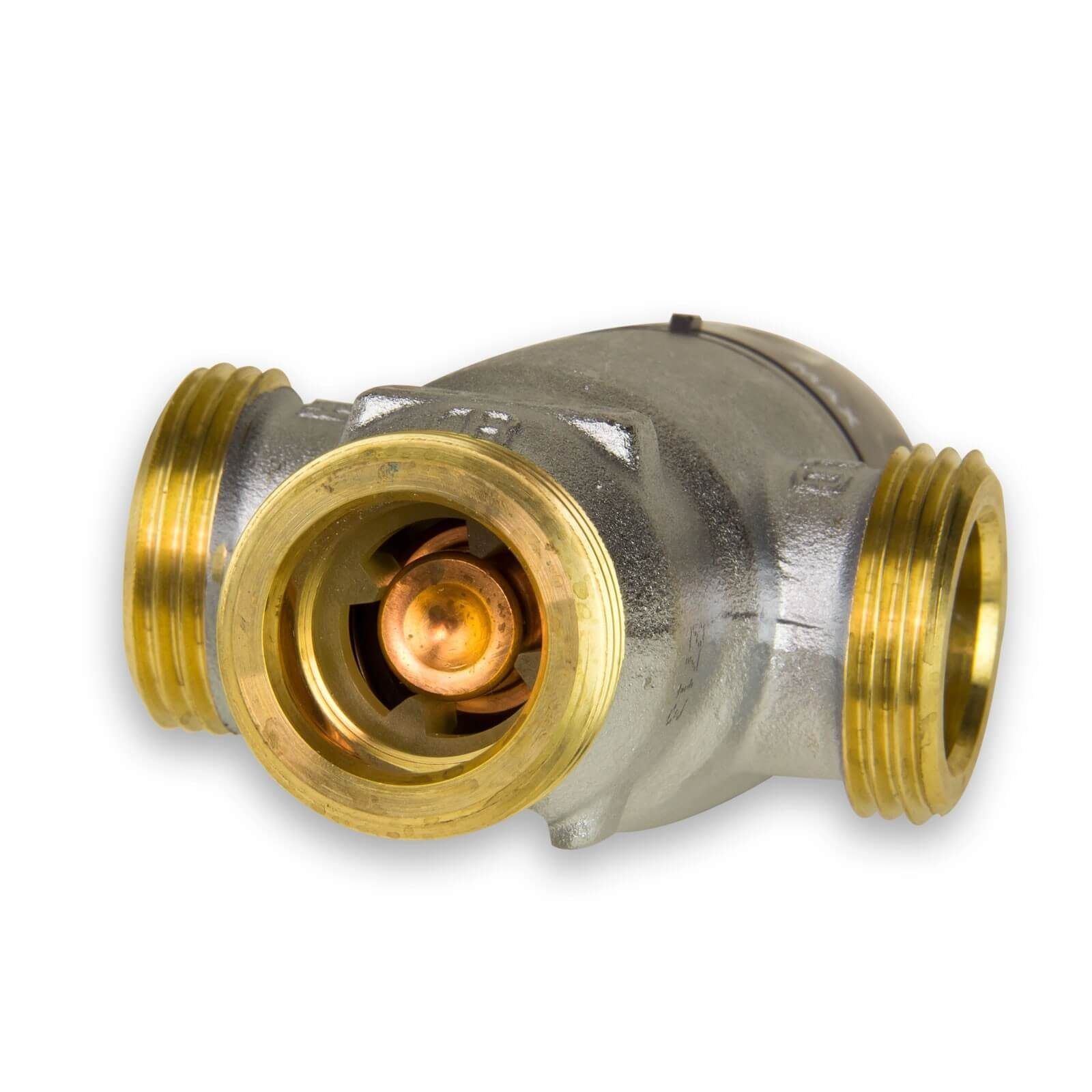 Caleffi Rückschlagventil Thermomischer 3/4 Zoll Brauchwassermischer mit Rückschlagventile – Bild 5 von 5