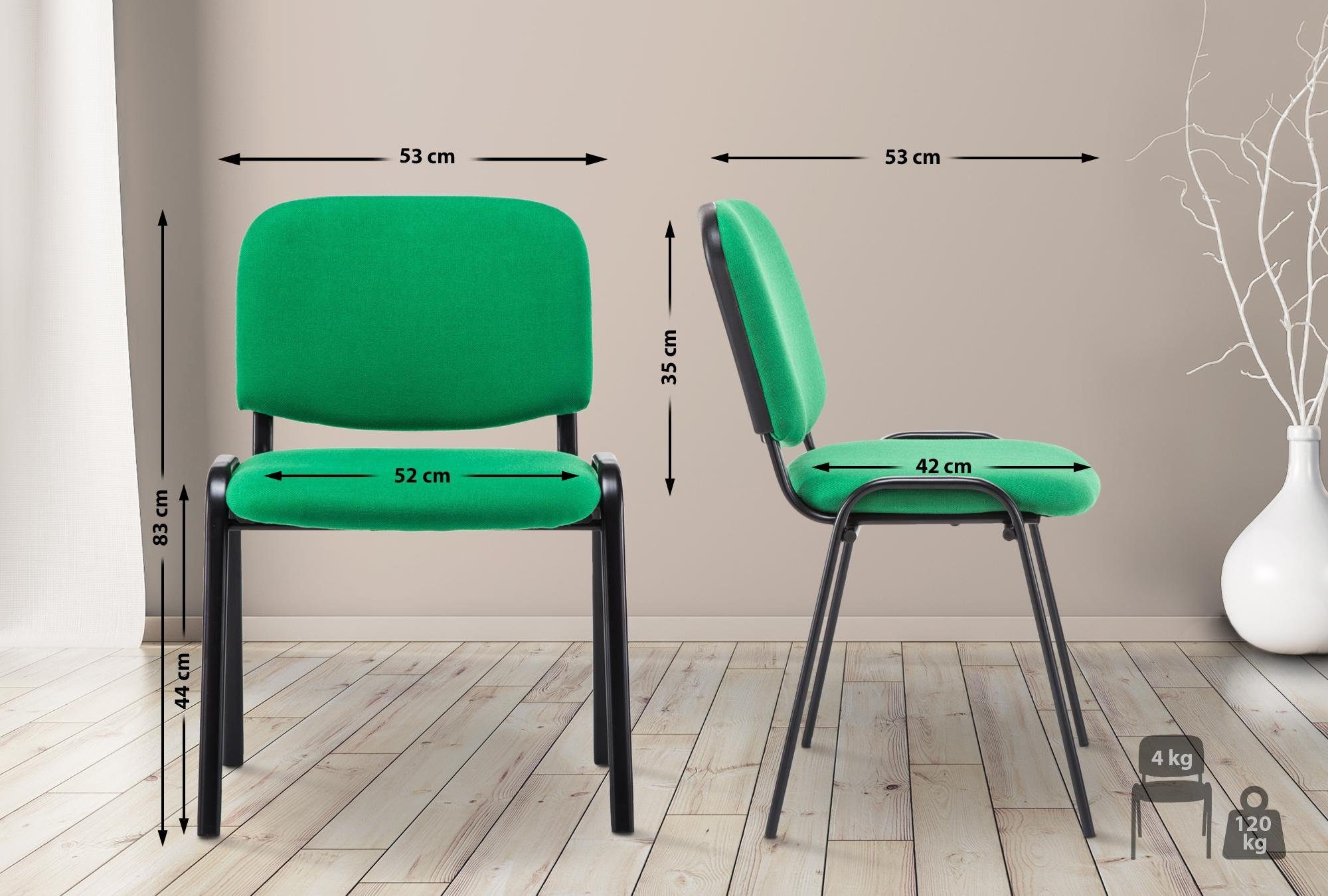 CLP Besucherstuhl Ken V2 Stoff, robust günstig online kaufen