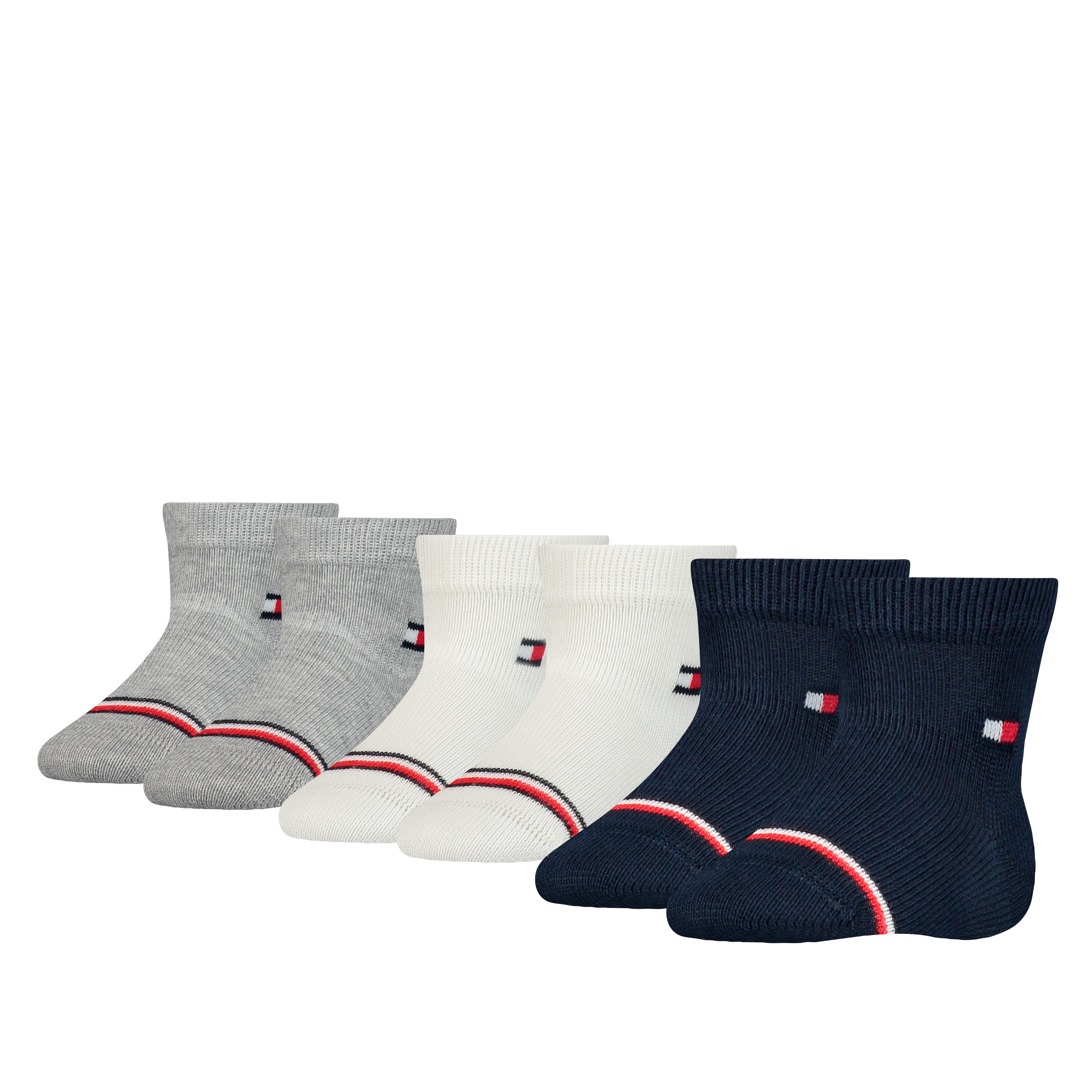 Tommy Hilfiger Носки TH BABY SOCK 6P ECOM (6er-Pack) mit ikonischen Streifenakzenten