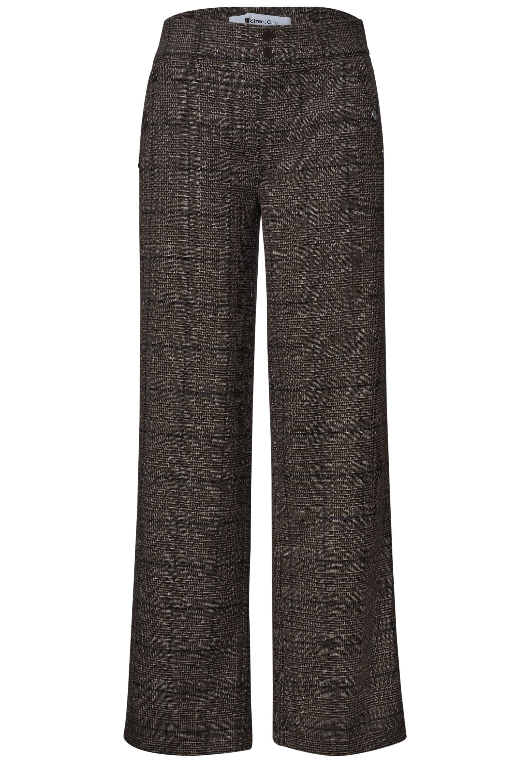 STREET ONE Stoffhose Style Amalia mit Karomuster / mit Stretch – Bild 5 von 5