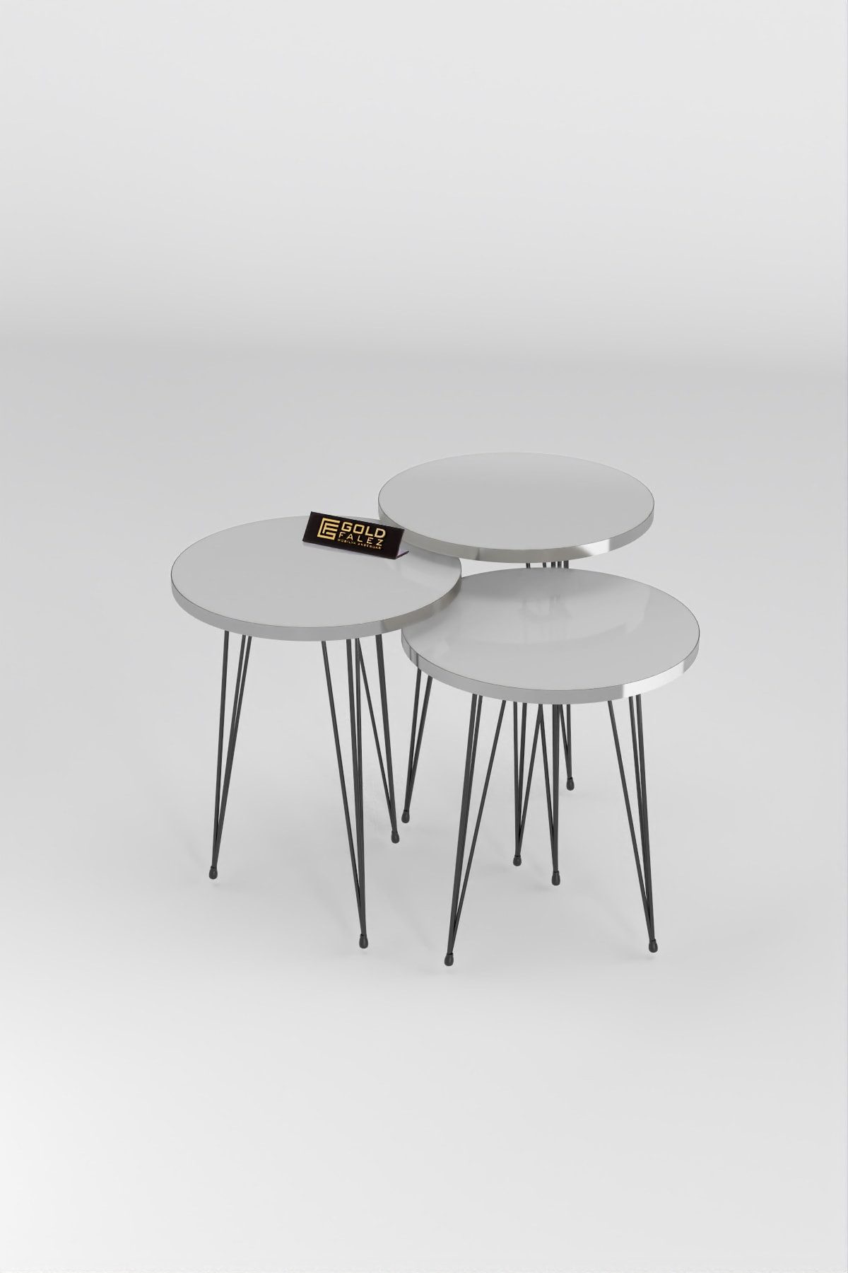 en.casa Couchtisch (3-St), 3er-Nestingtische, Ø 34 cm, rund 89322041 günstig online kaufen