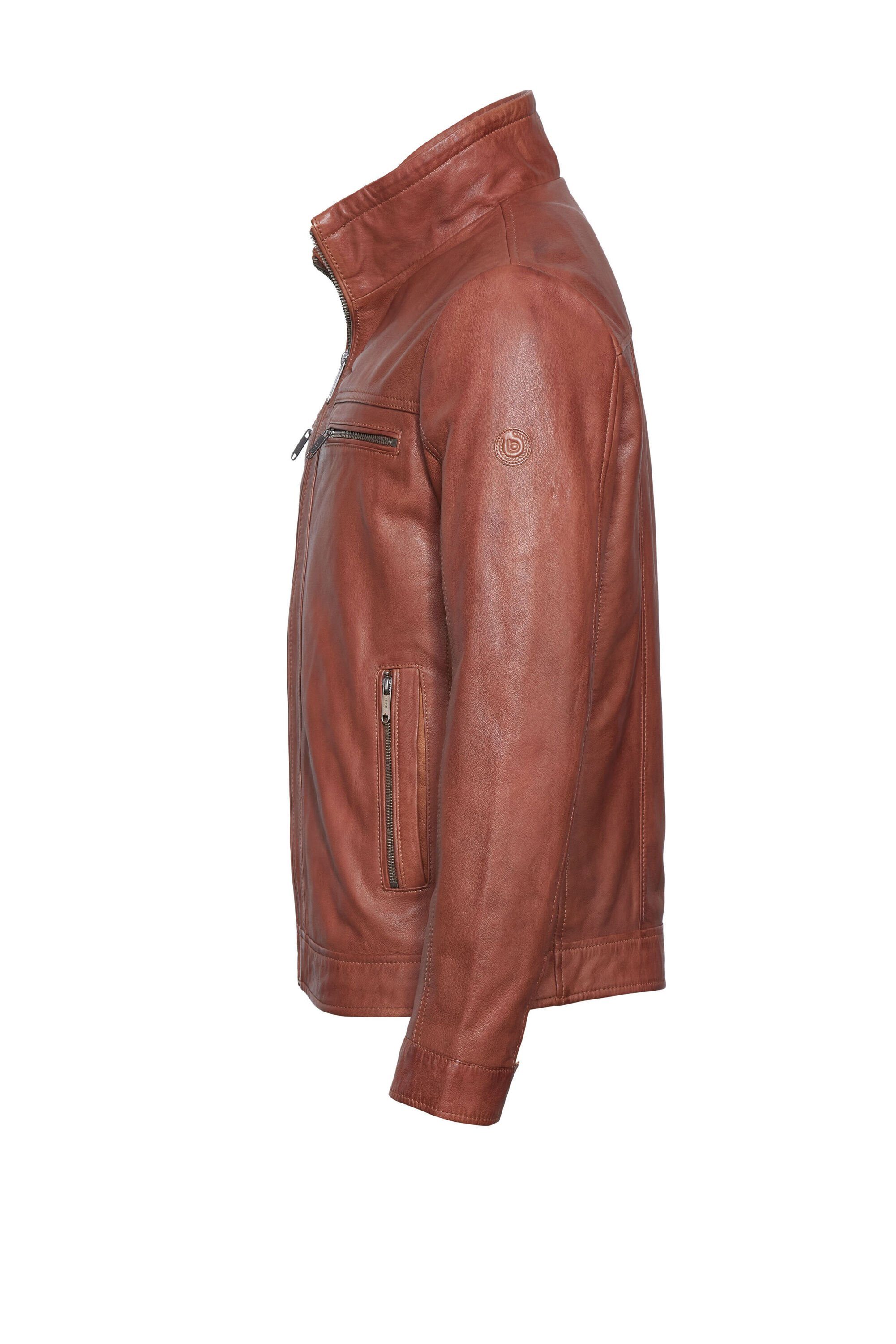 bugatti Lederjacke BUMATTI (1-St) aus hochwertigem Leder