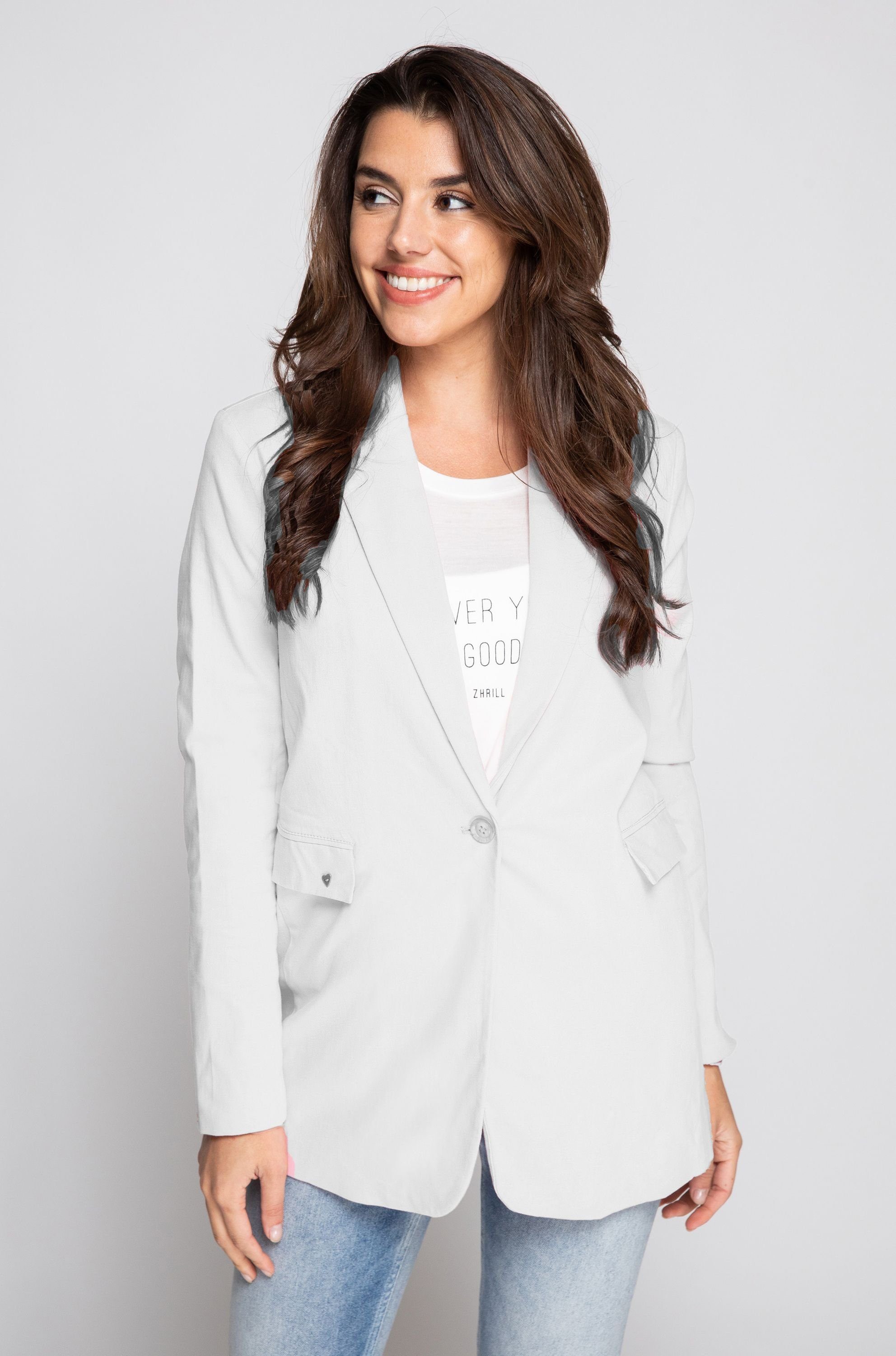 Zhrill Jackenblazer Blazer ELLIE White angenehmer günstig online kaufen