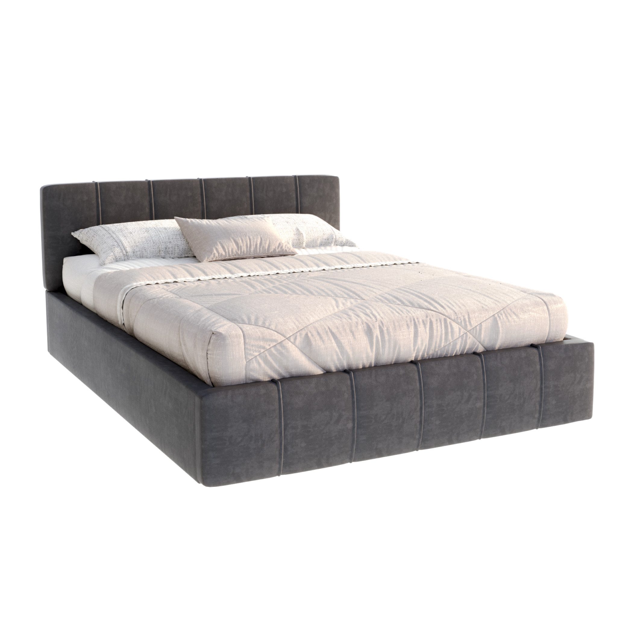 FDM Polsterbett FLORIDA Bettgestell 90x200, 120x200, 140x200, 160x200, 180x günstig online kaufen