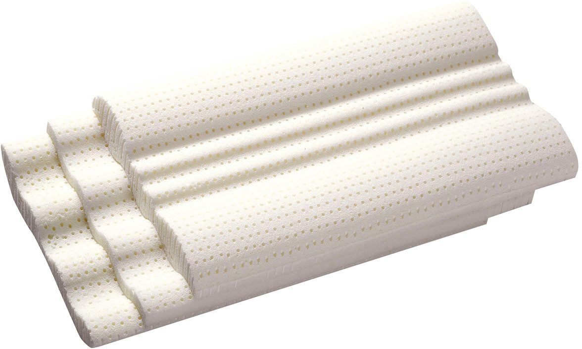 billerbeck Nackenstützkissen Cosisoft nature, Kissen 40x80cm, Füllung: Naturlatexkern, Bezug: 100% Baumwolle, Bauchschläfer, Rückenschläfer, Seitenschläfer, Das GOTS-Zertifiziertes Naturlatex-Nackenstützkissen