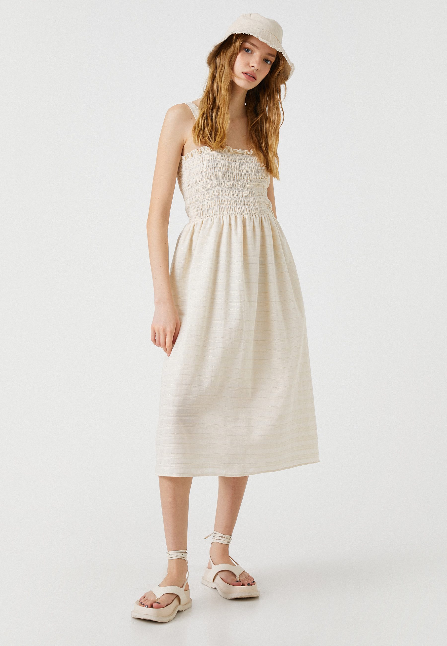 Midikleid Midi Länge Fit & Flare Kleid
