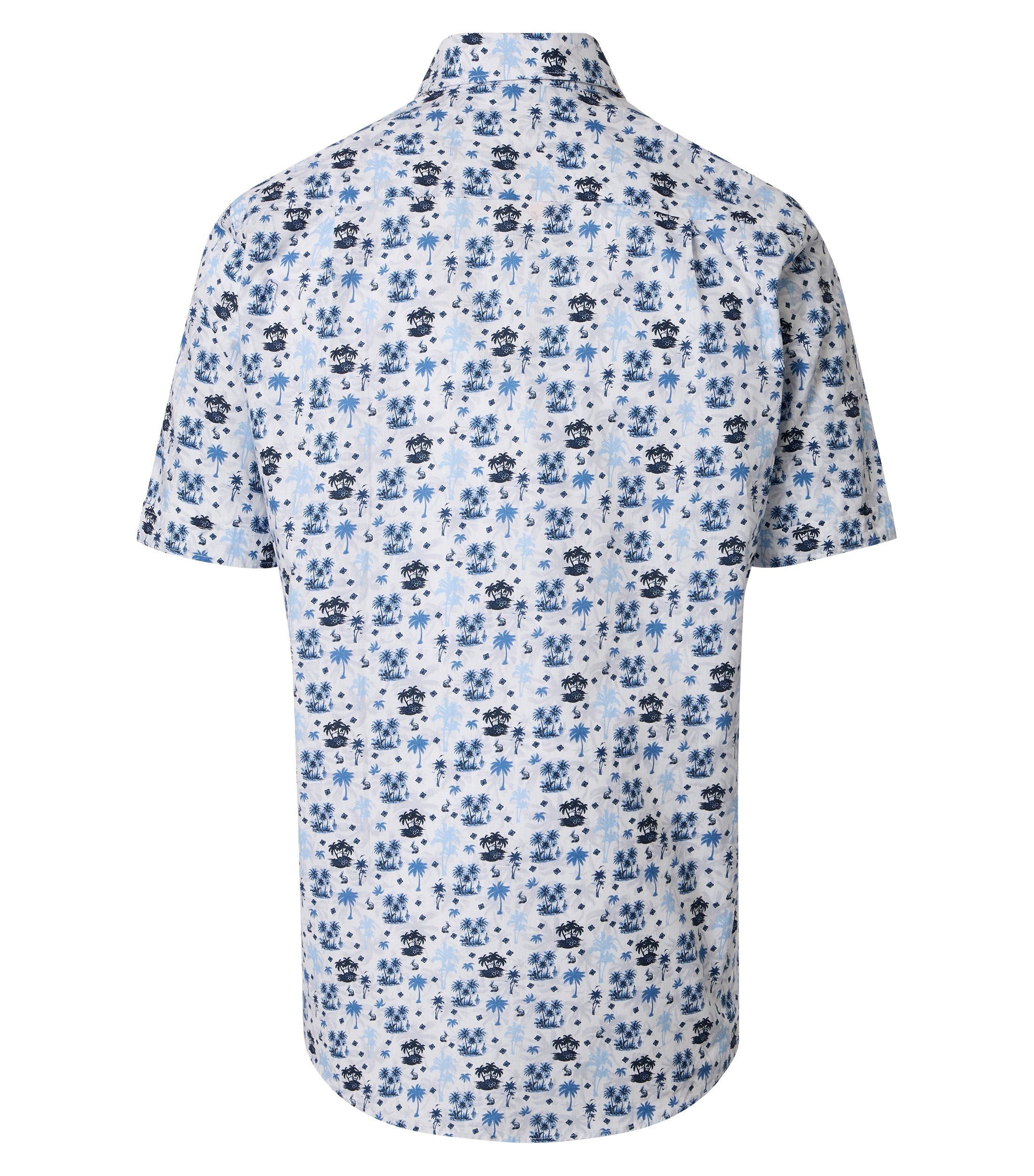 Redmond Kurzarmhemd Print Comfort Fit