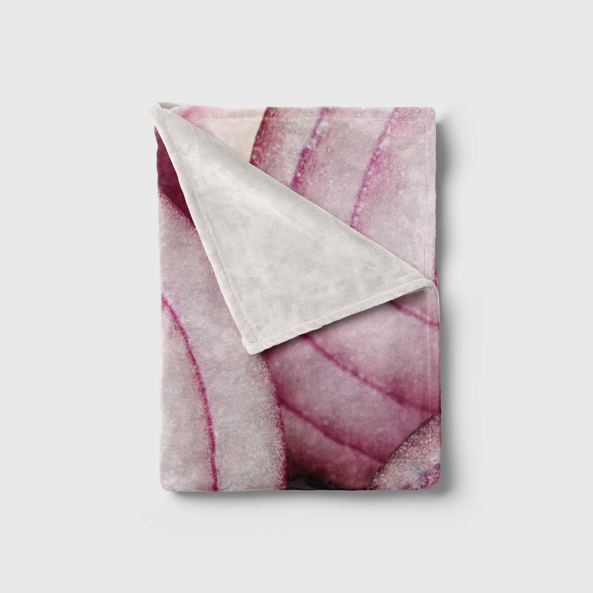 Sinus Art Handtücher Handtuch mit Zwiebelri, Strandhandtuch Kuscheldecke Zwiebeln Handtuch (1-St), Baumwolle-Polyester-Mix Saunatuch Fotomotiv
