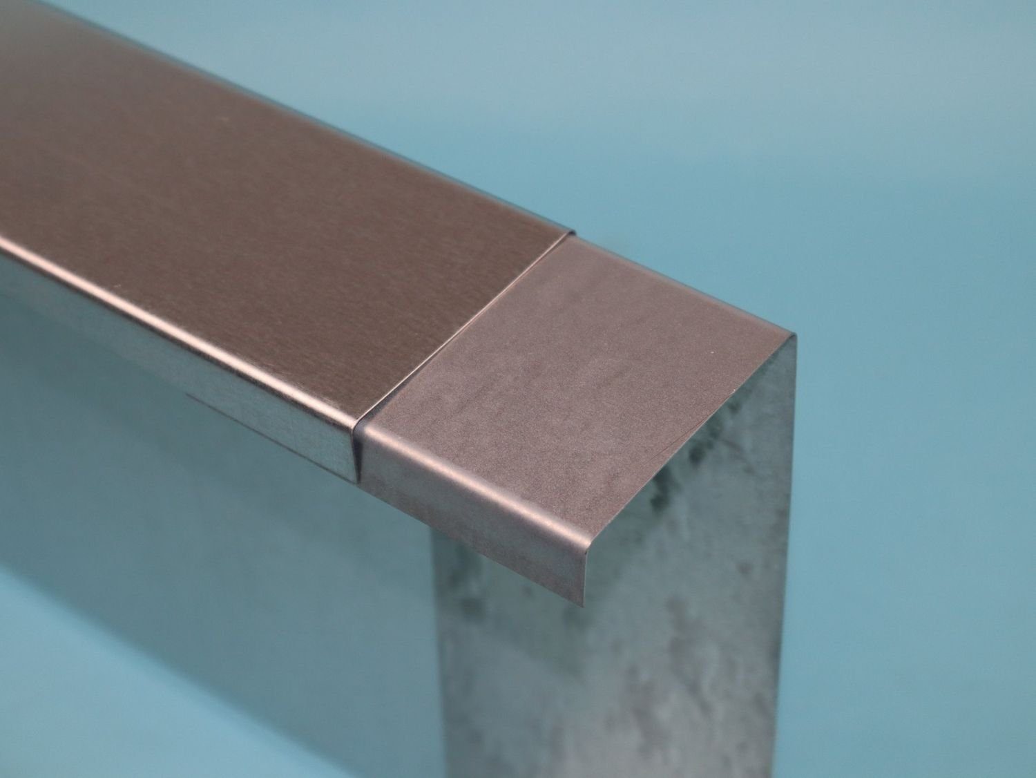 Green-split Rasenkante Stoßverbinder für Schneckenzaun Schneckenblech Schneckenschutz