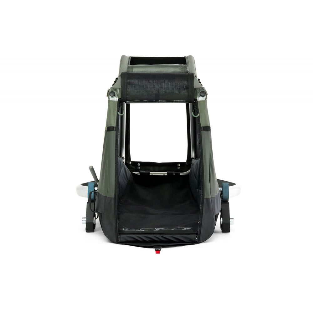 Croozer Fahrradhundeanhänger Dog Enna Hundeanhänger für kleine Hunde moss green