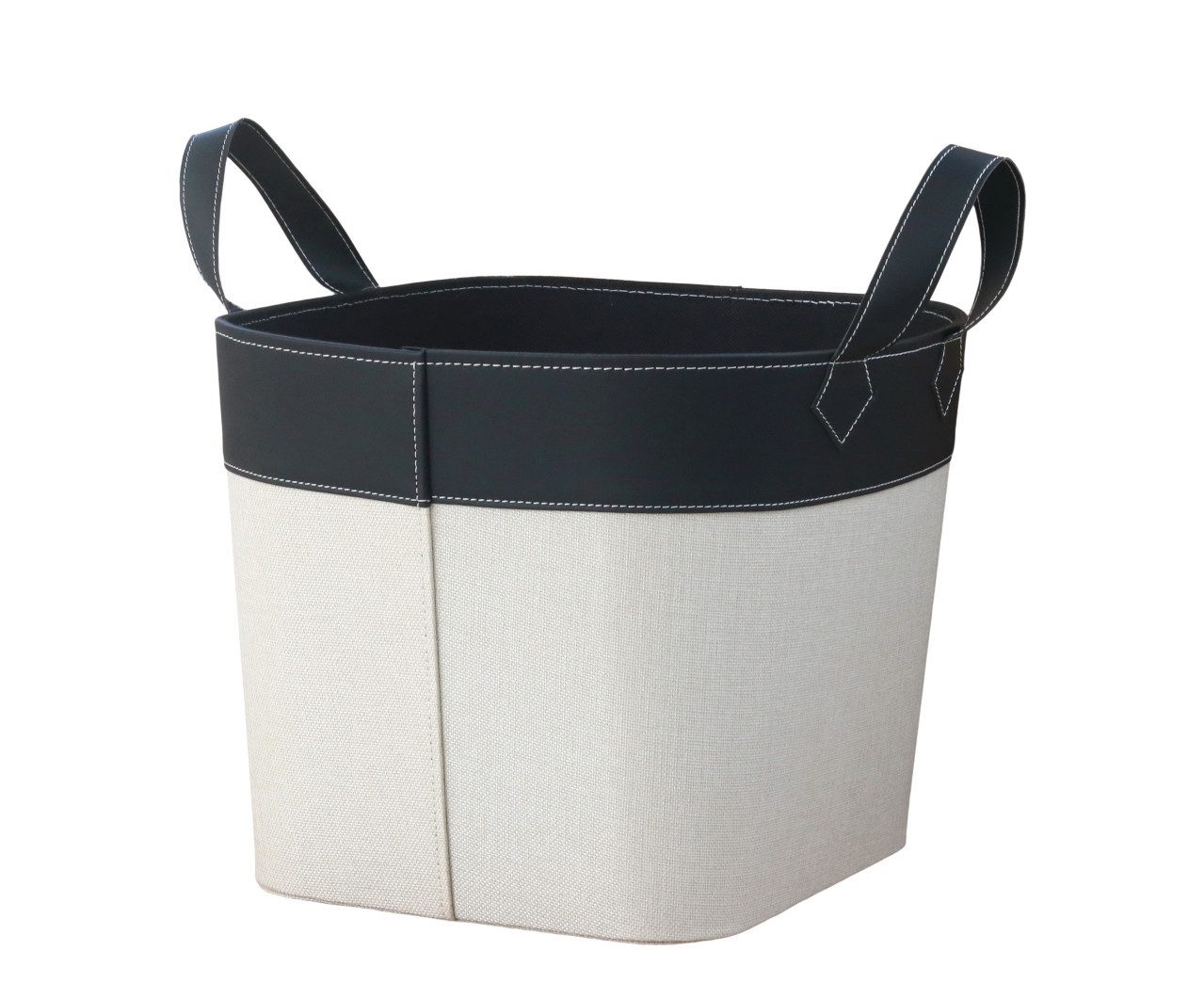 Trend Line Kaminholzkorb Trendline Holzkorb Kunstleder 34 x 32 x 30 cm