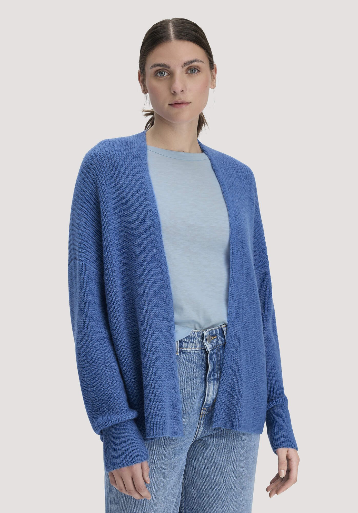Hessnatur Strickjacke aus reinem Alpaka (1-tlg)
