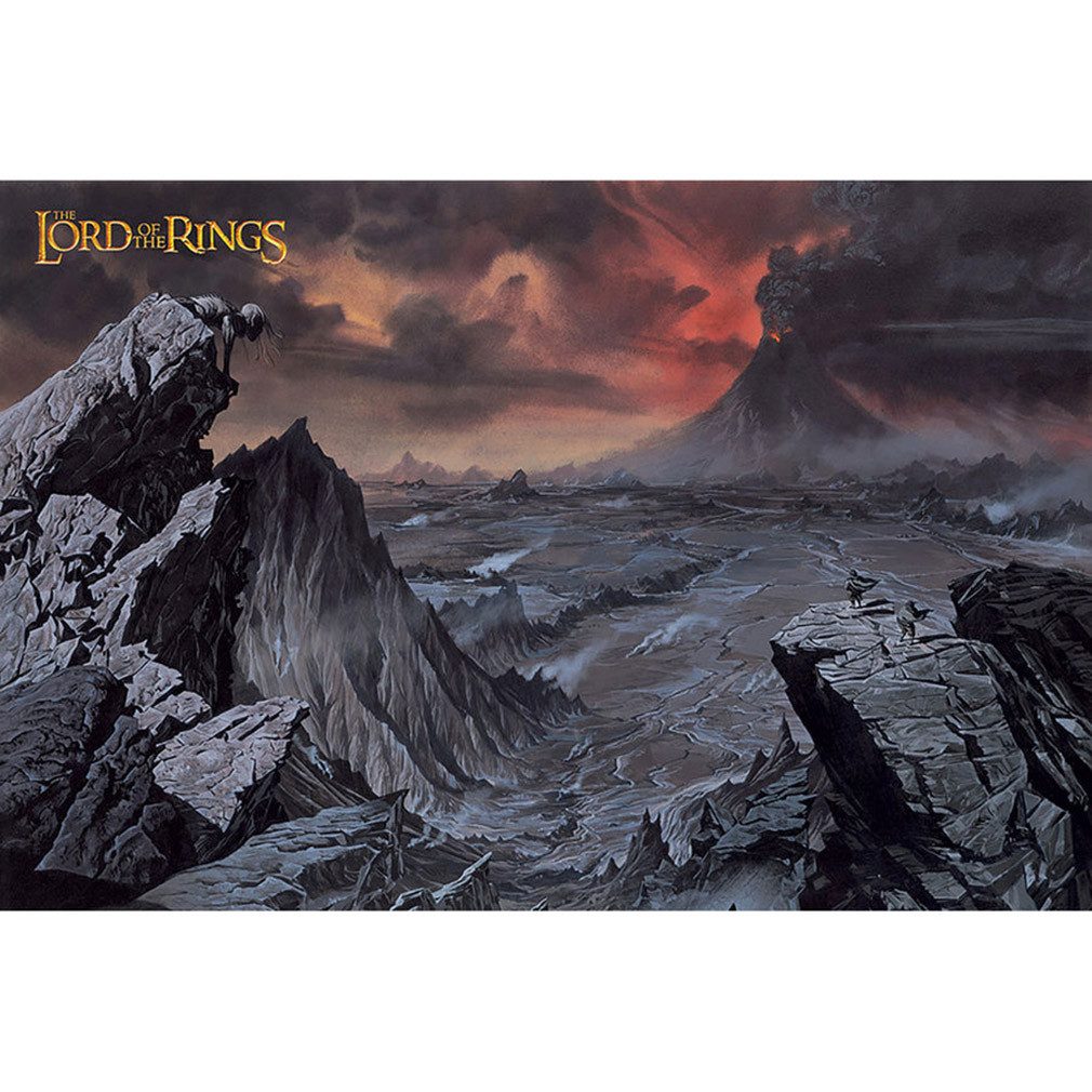 Der Herr der Ringe Poster Mount Doom, The Lord of The Rings LOTR Plakat