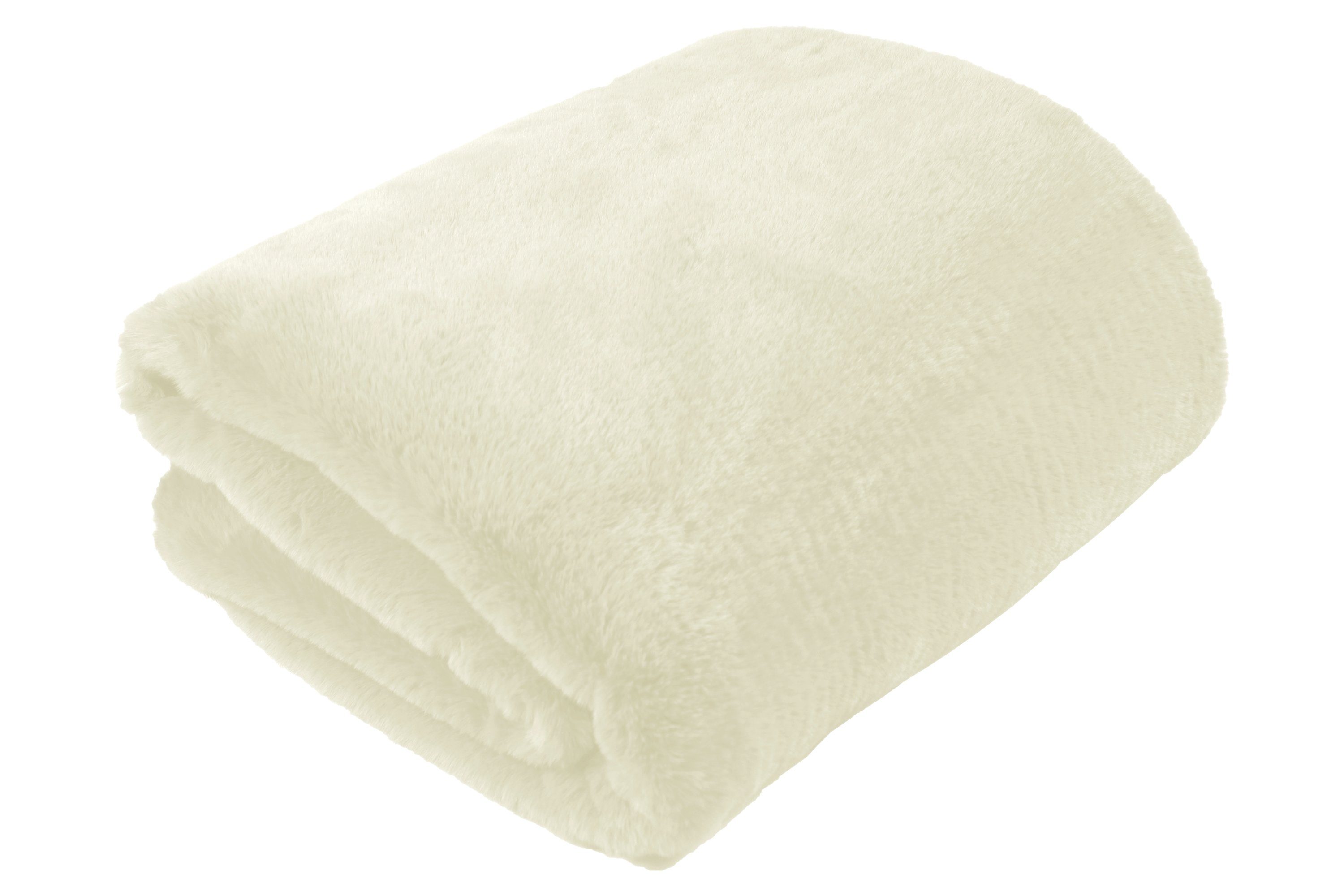 Wohndecke, jilda-tex, schwere, hochwertige und warme Fellimitat-Decke günstig online kaufen