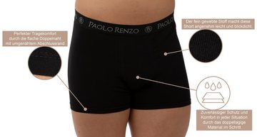 Paolo Renzo Boxershorts (3-St) Atmungsaktive Fitted Herren Boxer Shorts / Hipster Shorts aus hochwertiger Baumwolle in verschiedenen Farben und Größen