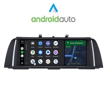 TAFFIO Für BMW 5er F10 F11 NBT System 10.2" Touchscreen Android GPS Carplay Einbau-Navigationsgerät
