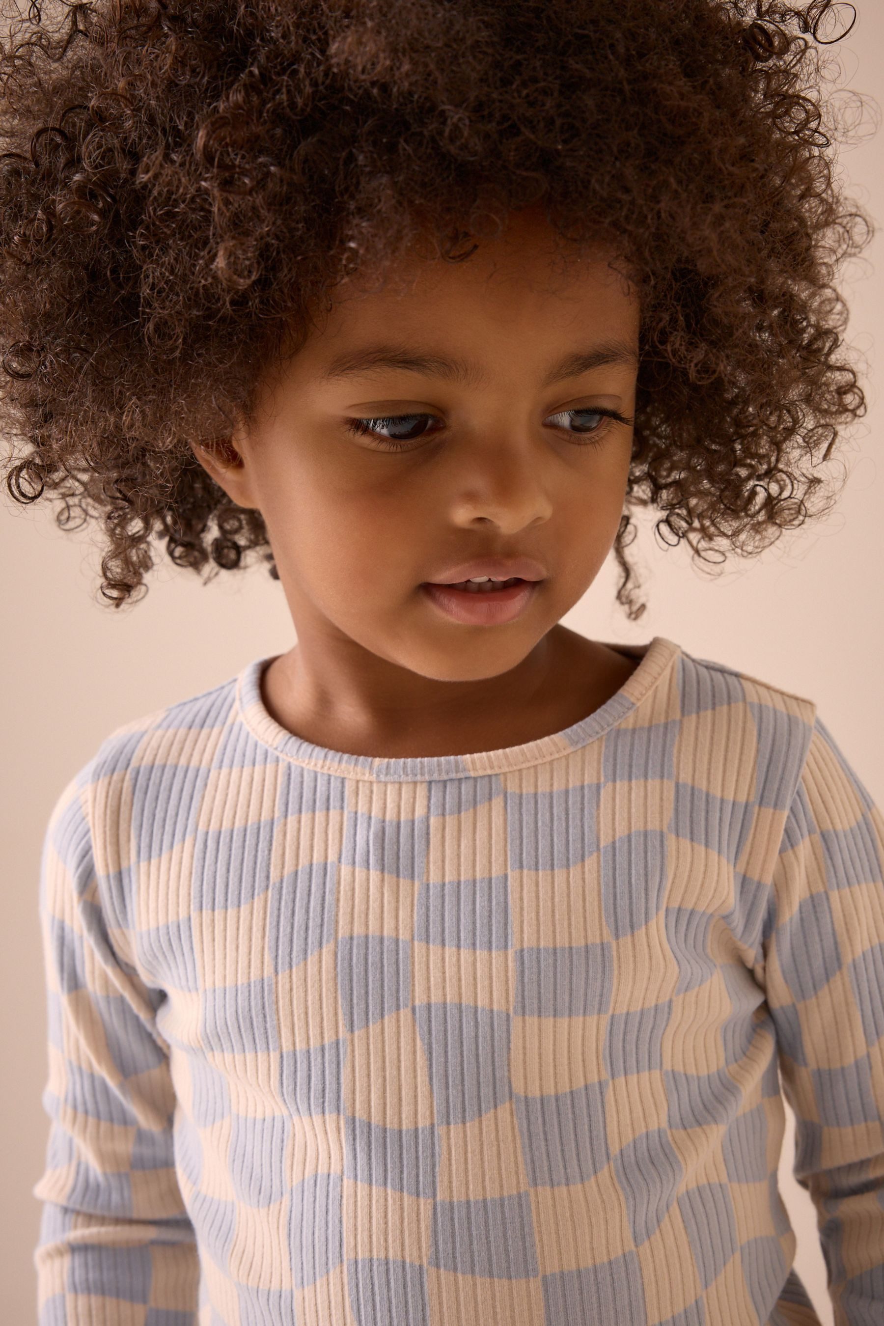 Next Leggings Geripptes Langarm-T-Shirt (1-tlg)