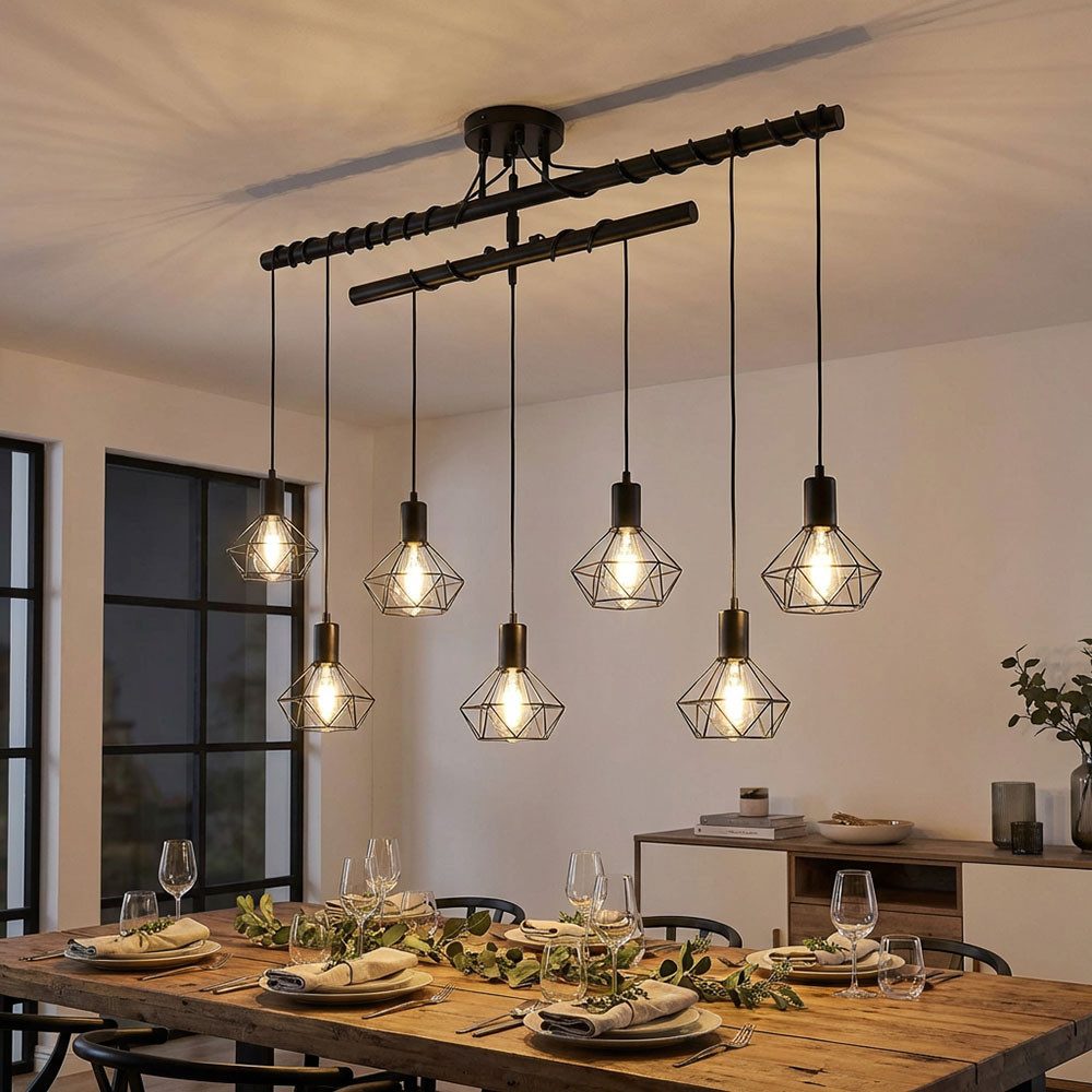 GLOBO LIGHTING Hängeleuchte, Leuchtmittel nicht inklusive, Hängelampe Pendelleuchte Modern Esszimmerleuchte